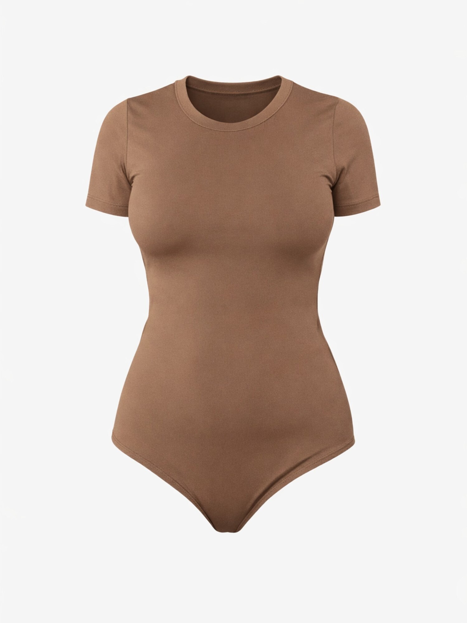 LEAFLETIC Body 'Leafletic Women’s Short Sleeve Crew Neck Bodysuit' marrón