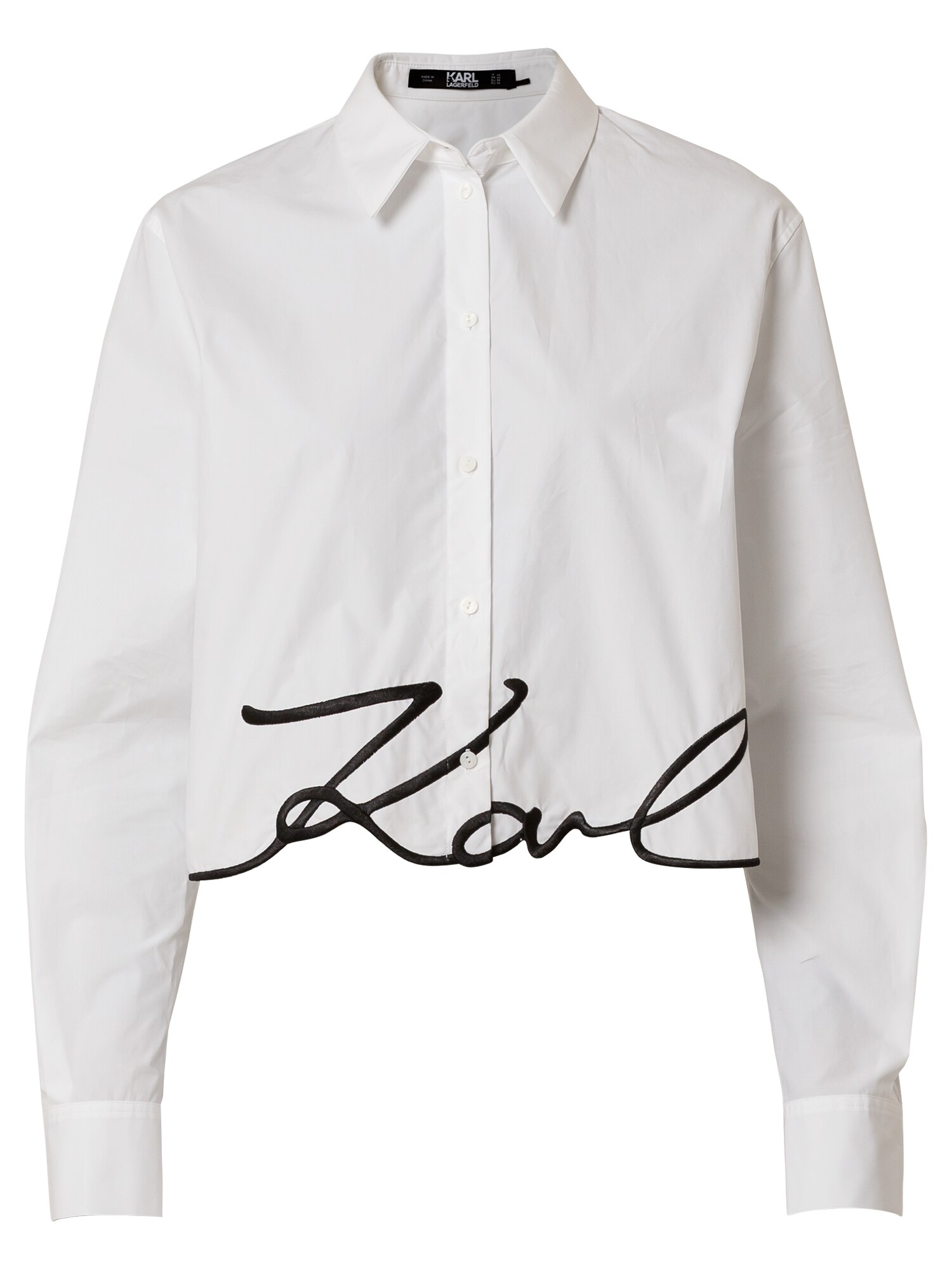 Karl Lagerfeld Blúzka  čierna / biela