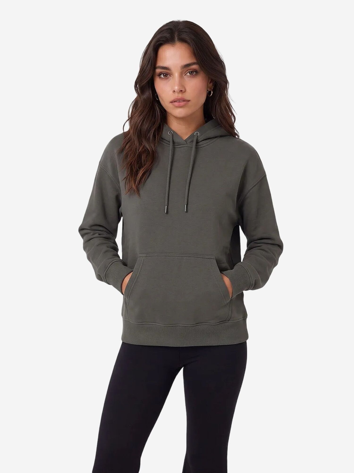 Tommy Life Sweater majica maslinasta