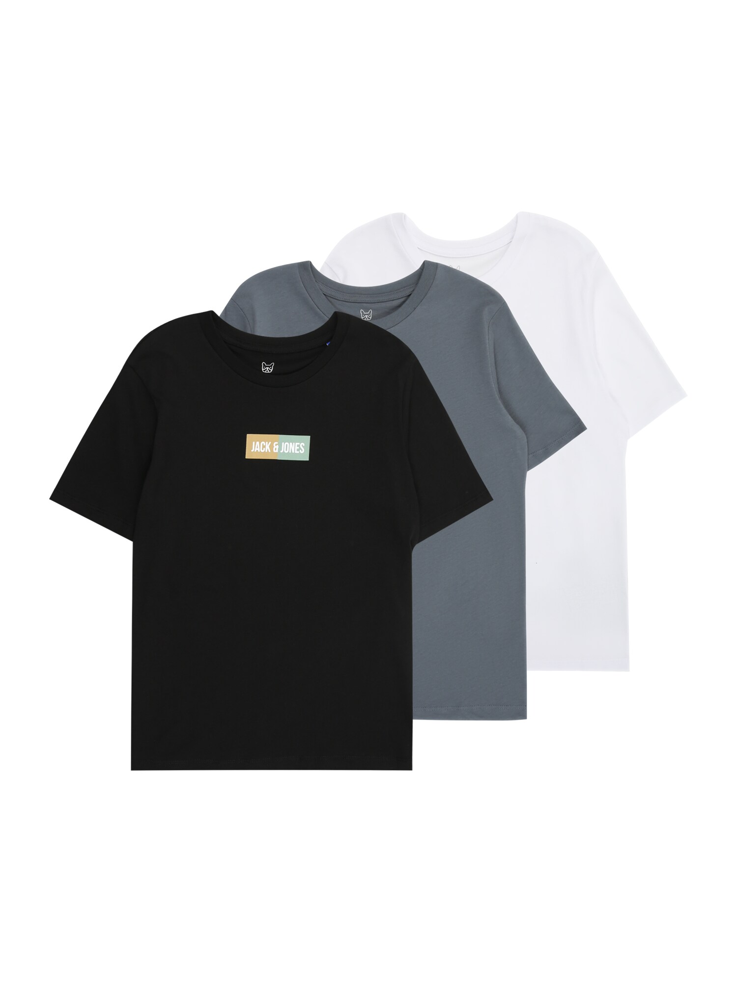 Jack & Jones Junior Póló 'JJPAN'  bézs / szürke / fekete / fehér akciós termékkép 1