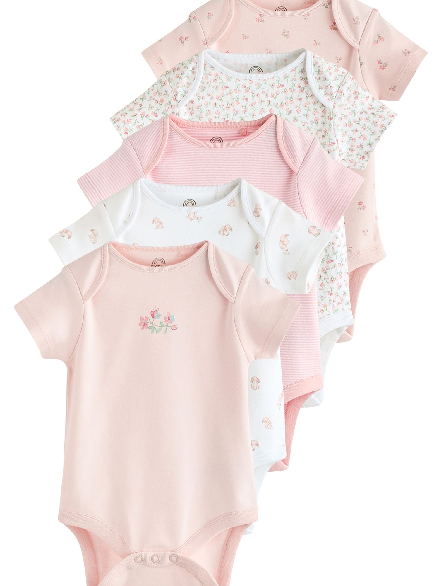 Next Salopetă/Body  verde smarald / fucsia / rosé / roz pal