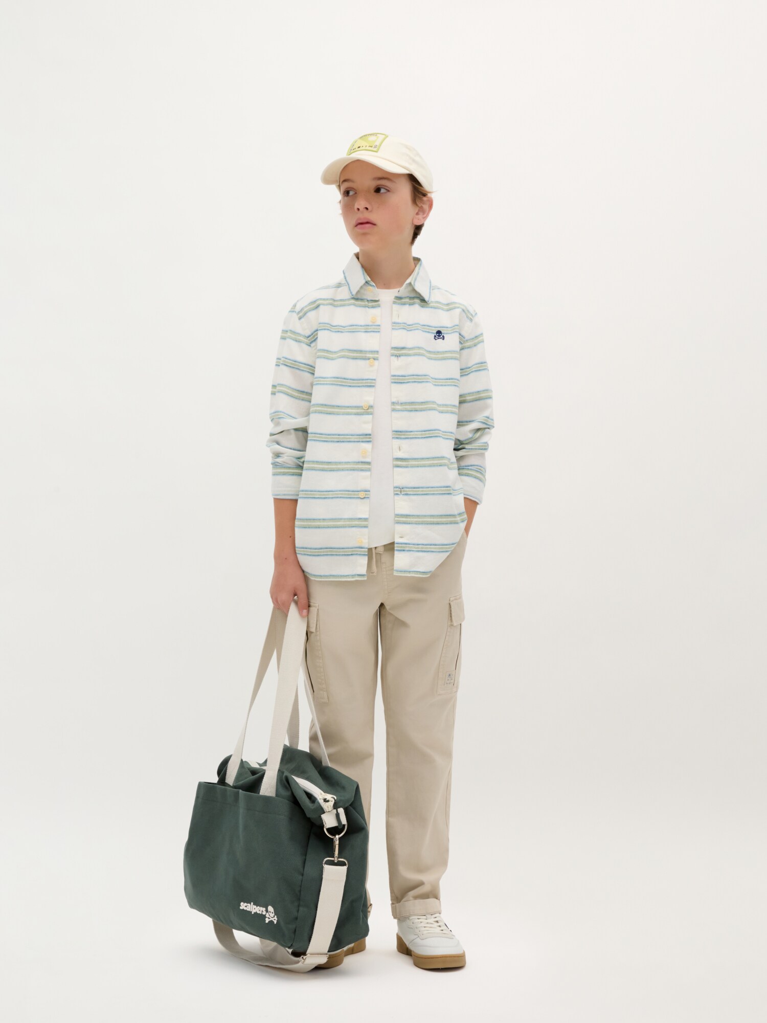 Thumbnail - Scalpers K Stripes Shirt Kids