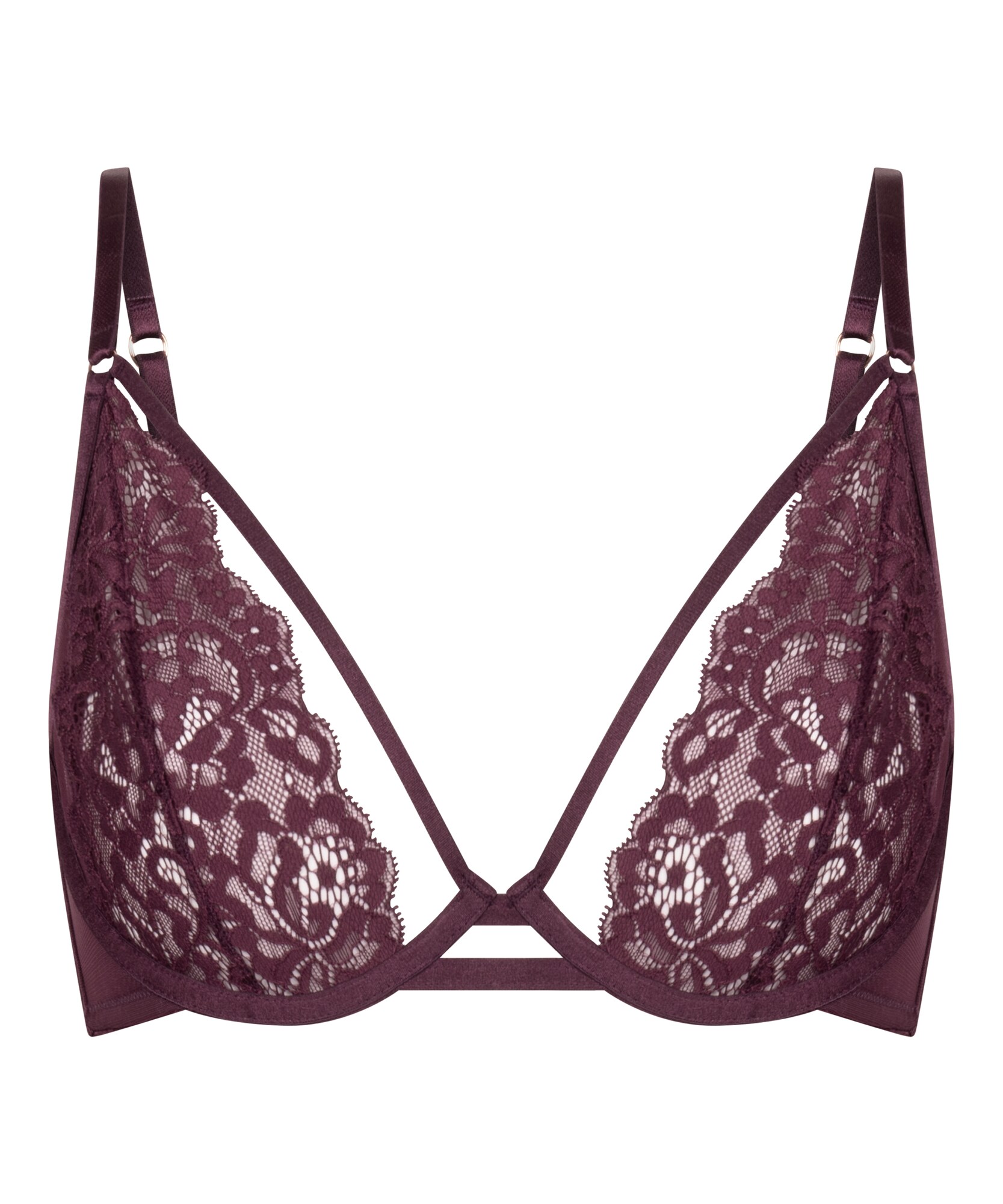 Hunkemöller Melltartó  bordó akciós termékkép 1