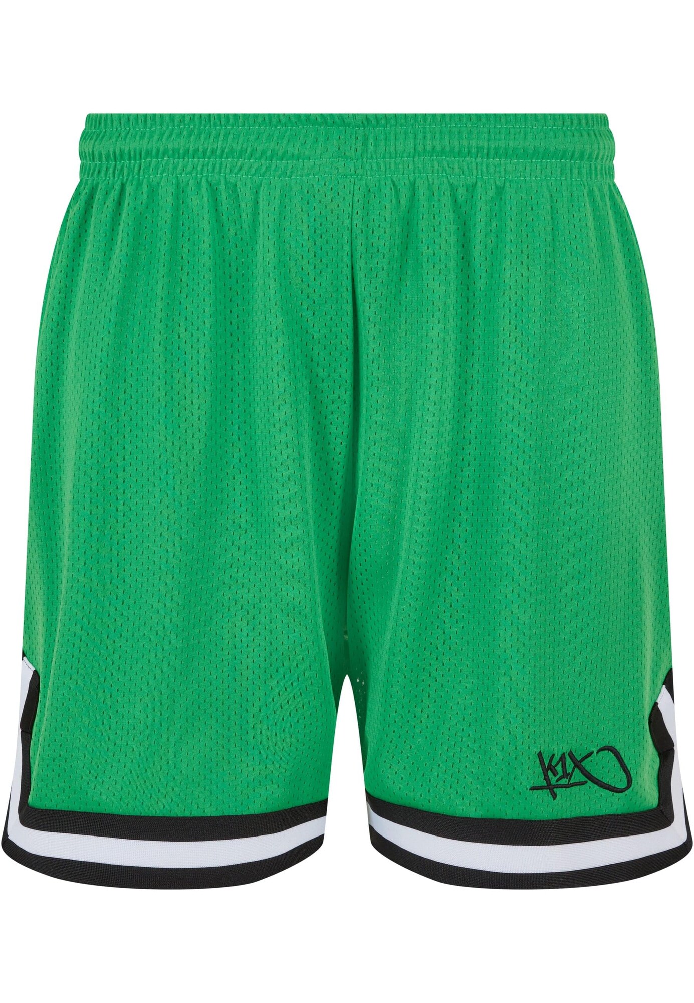 K1X Nohavice  zelená / čierna / biela