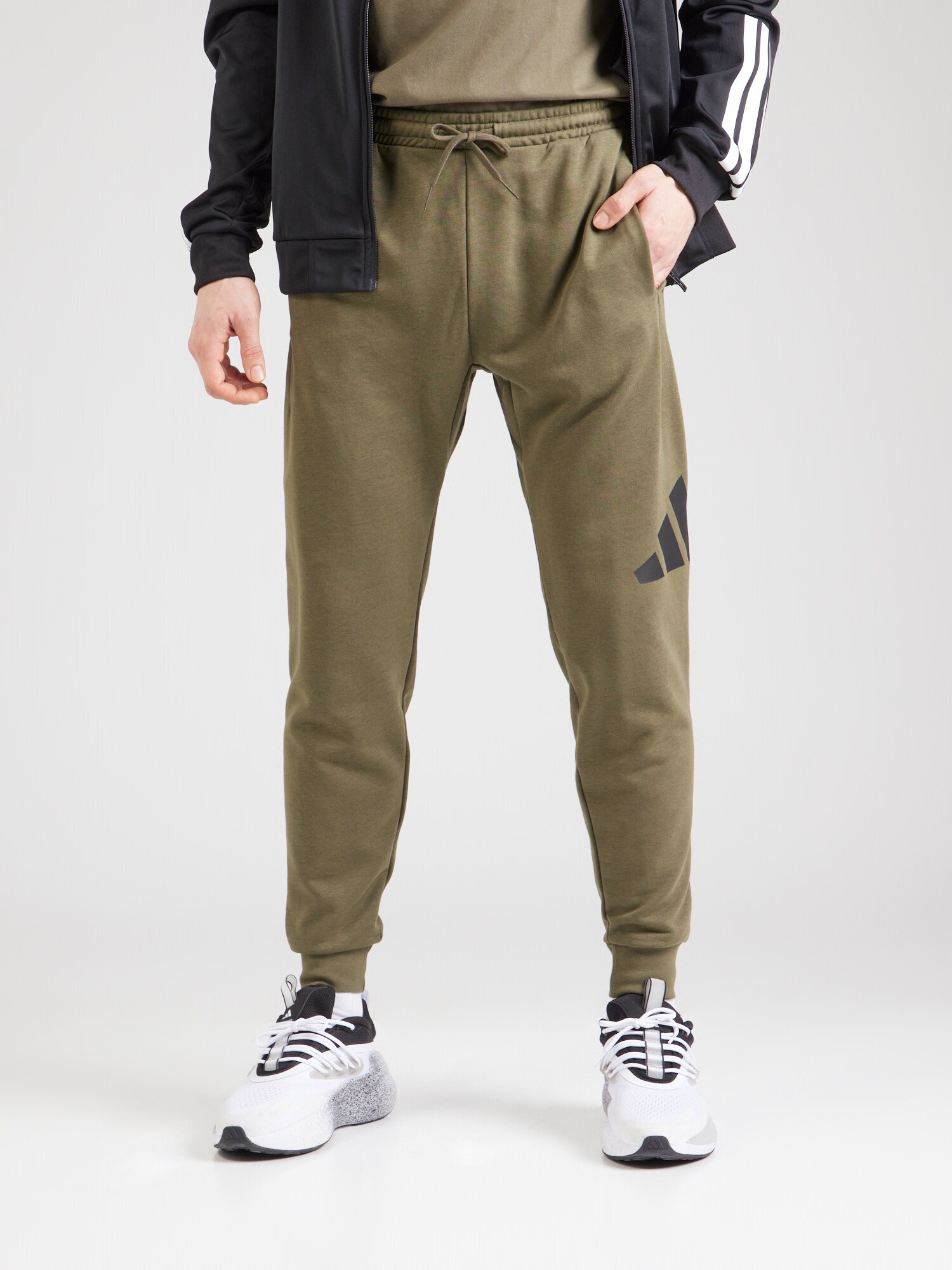 ADIDAS SPORTSWEAR Sportnadrágok  khaki / fekete termék 2. képe