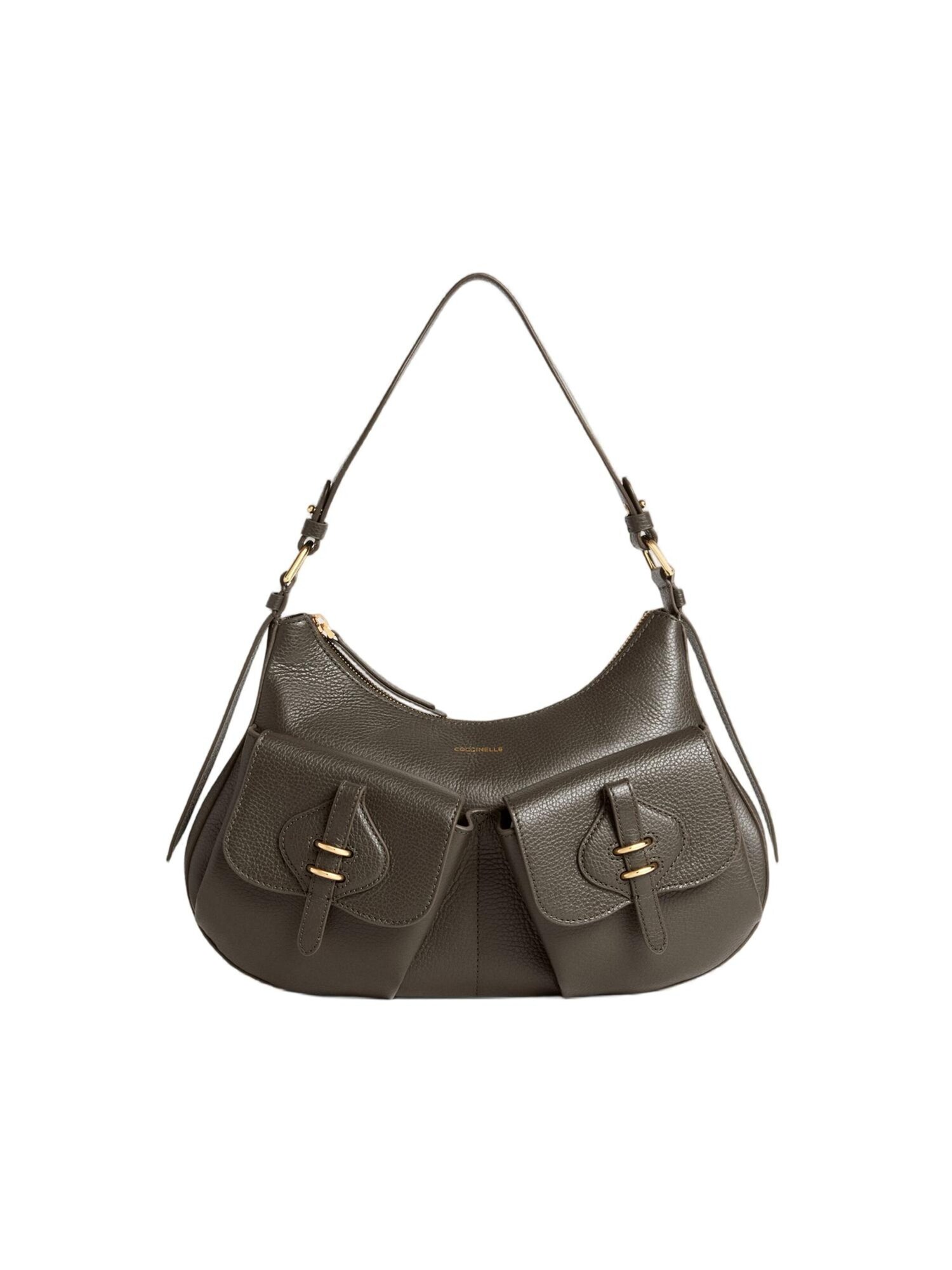 Coccinelle Bolso de hombro 'Mavery Pocket 2'  marrón oscuro