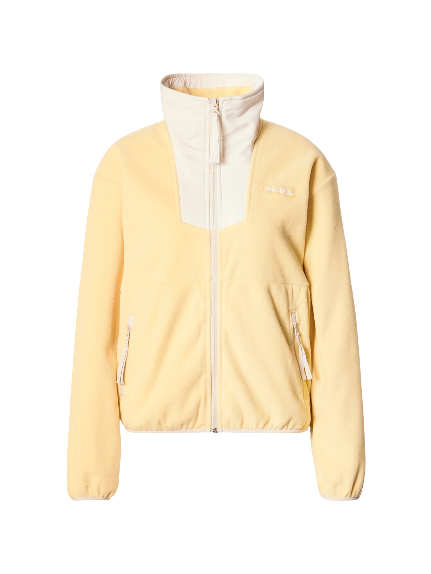 COLUMBIA Jachetă  fleece funcțională Sequoia Grove™  galben / alb lână