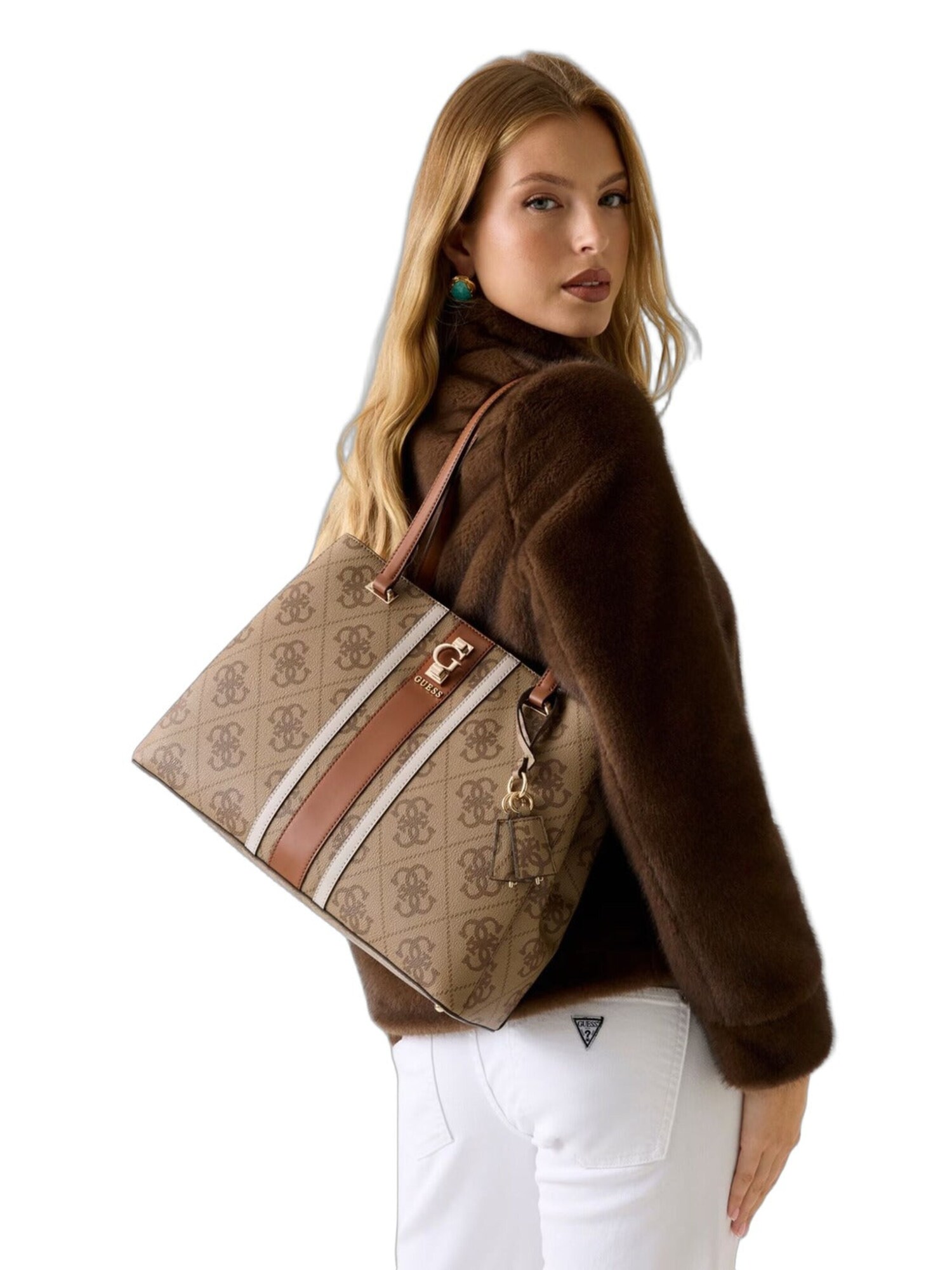 GUESS Shopper  marrón – imagen 2