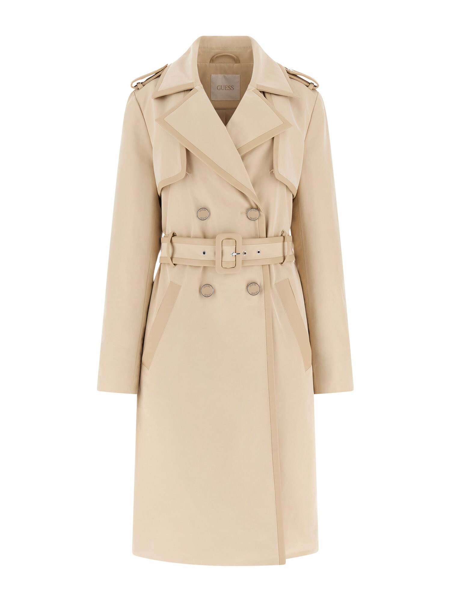 GUESS Palton de primăvară-toamnă JENNY  bej