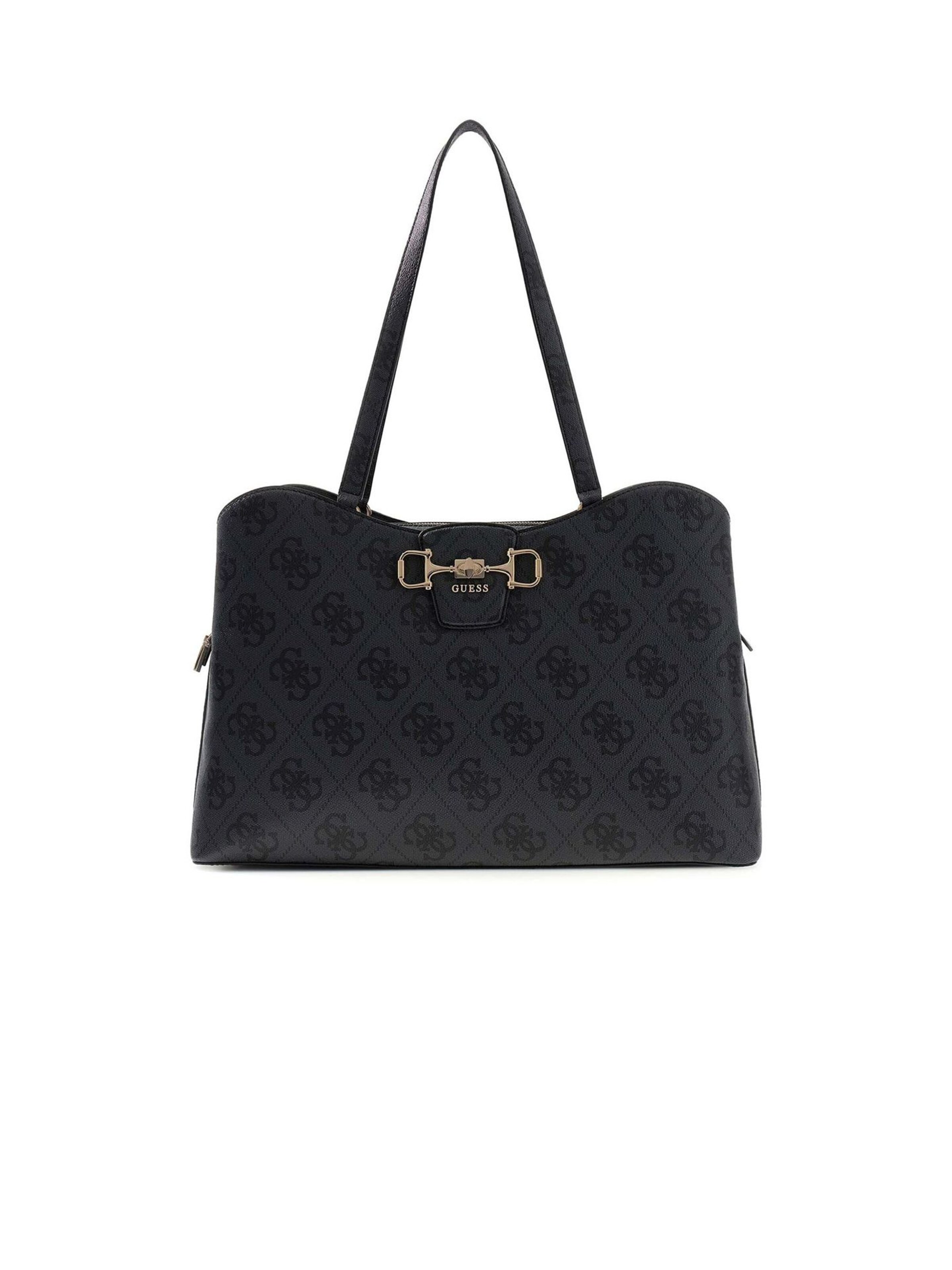 GUESS Bolso de hombro 'Guess Valigeria Tote Bag'  gris oscuro