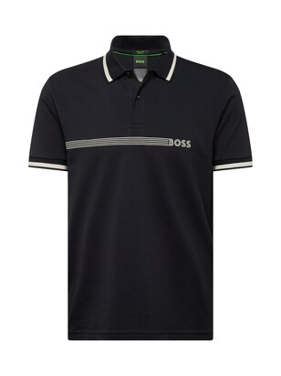 Boss Shirt ‘Paddy 1’ Zwart / Wit