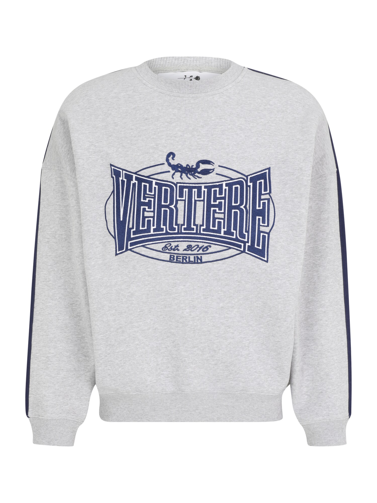 Vertere Berlin Mikina  námornícka modrá / svetlosivá / biela