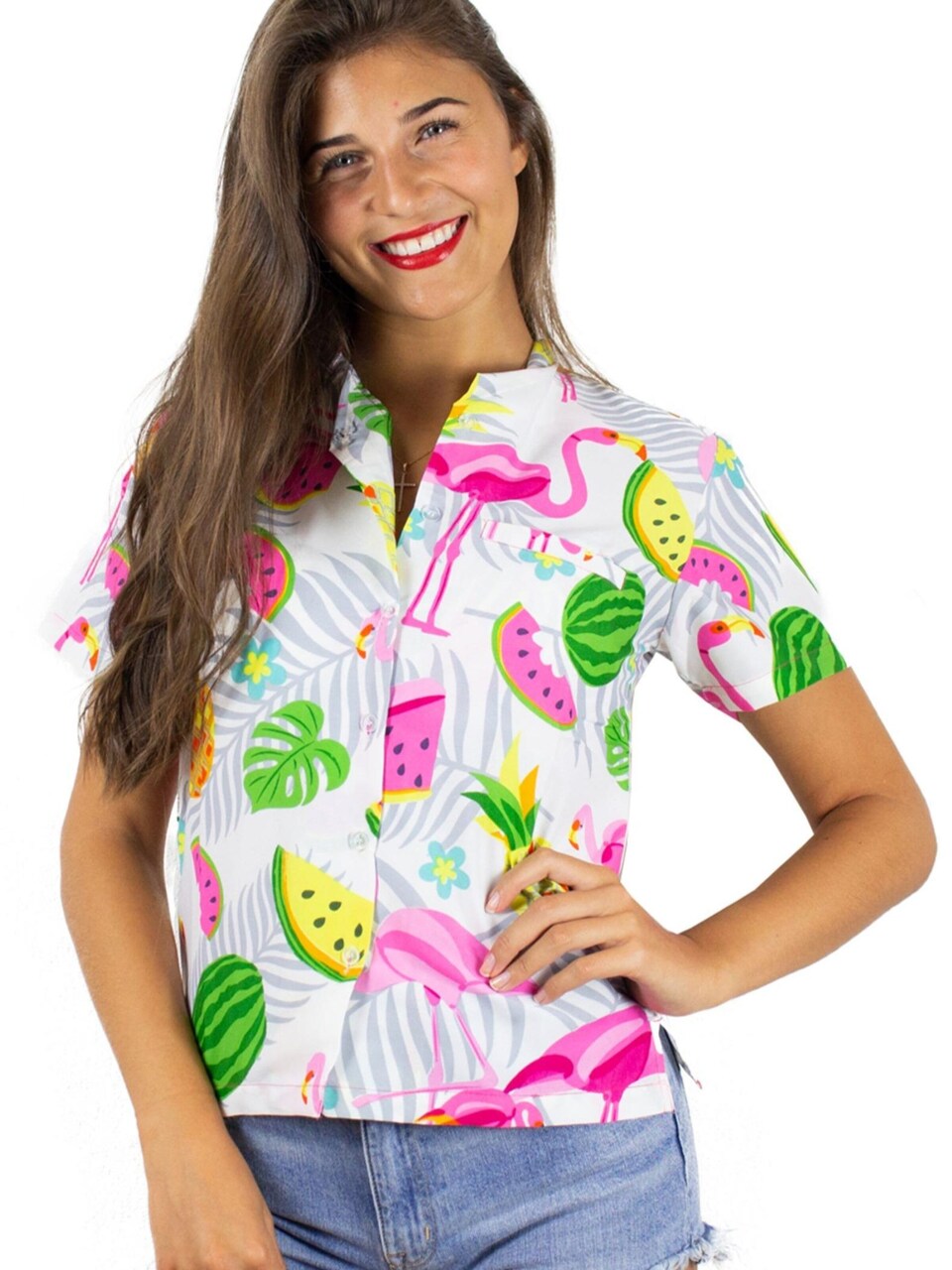 Blus 'Flamingo Melone'