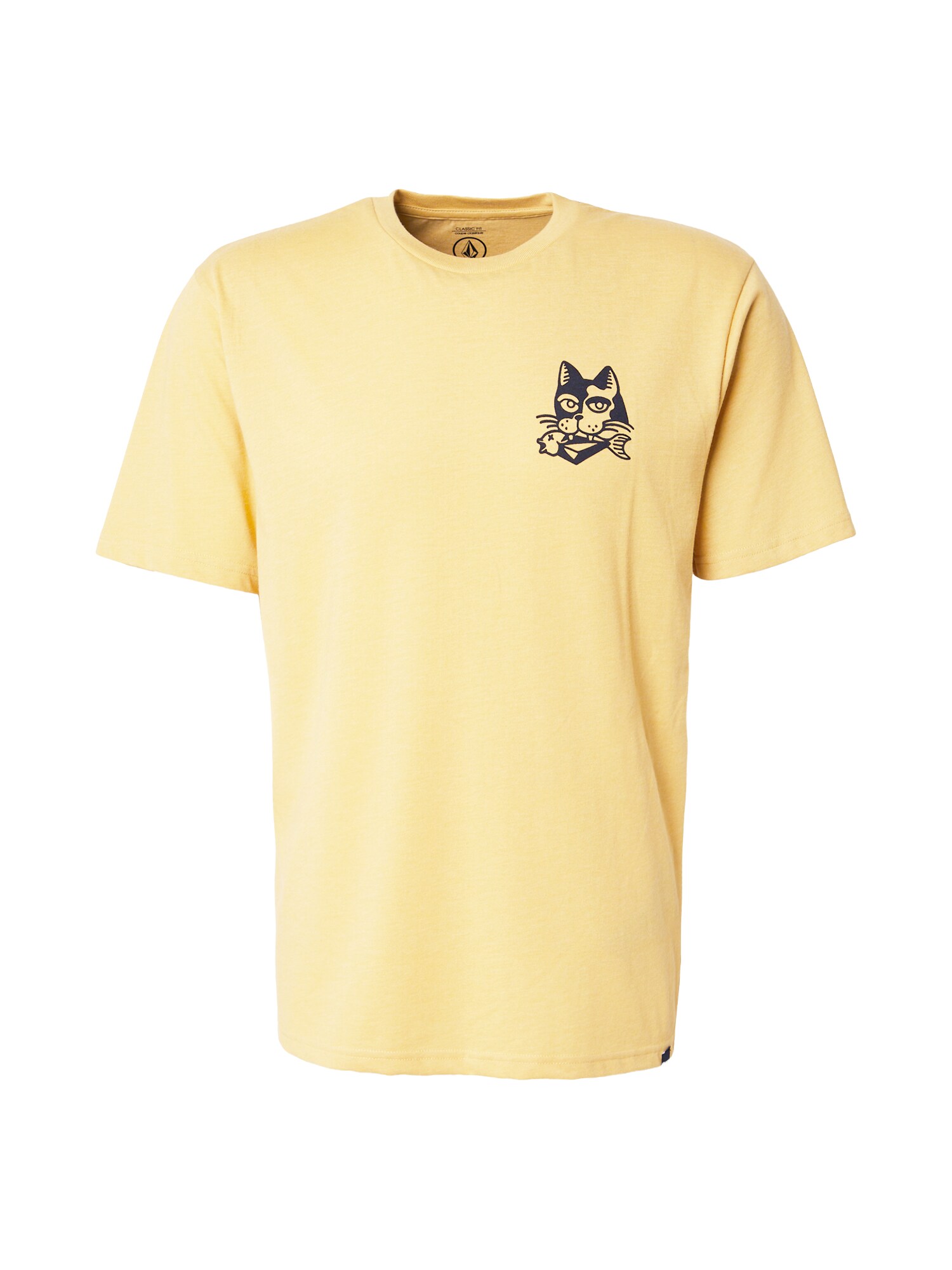 Volcom Camiseta 'Tasty' amarillo / negro