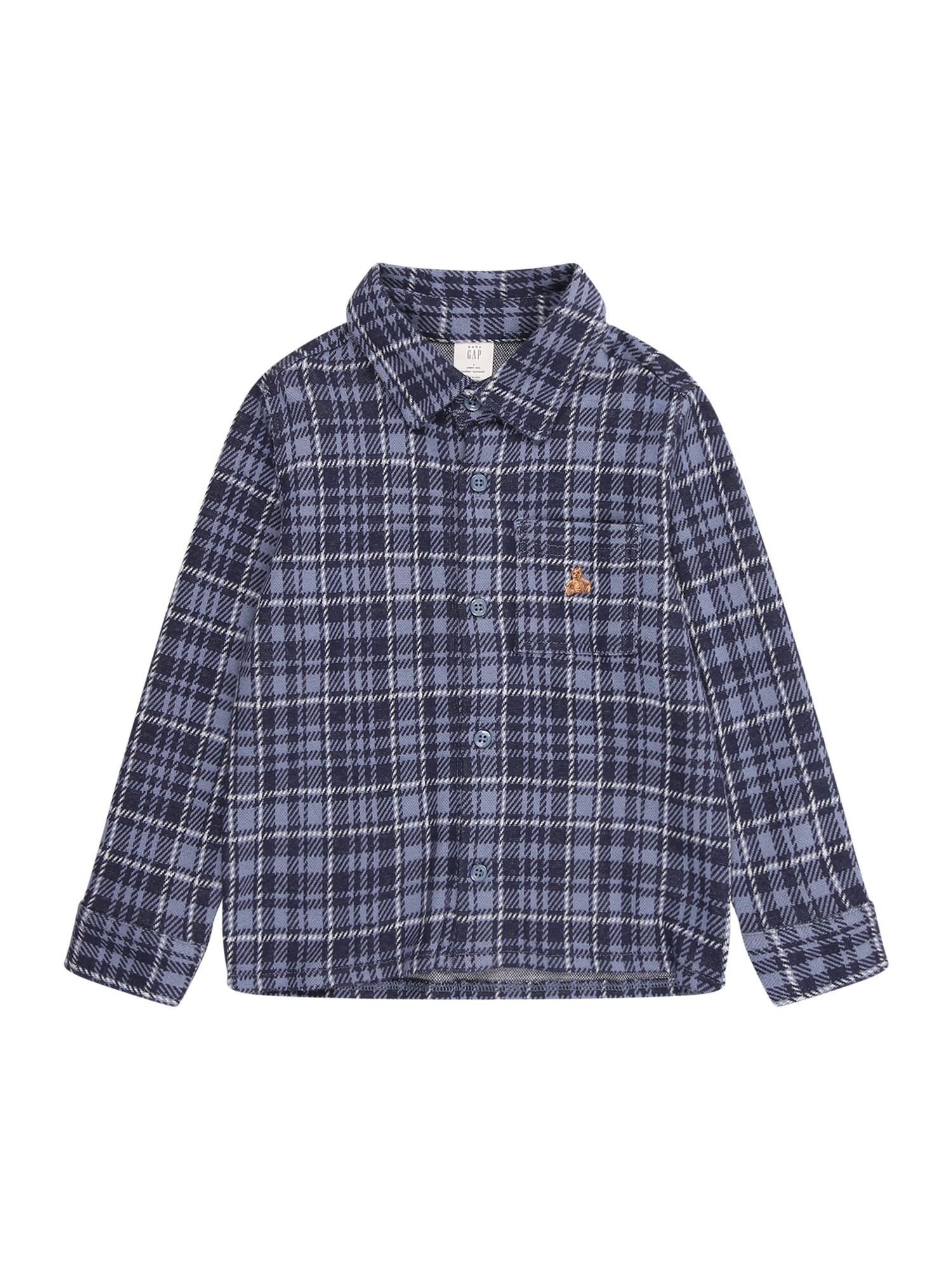 GAP Cămașă  bleumarin / albastru porumbel