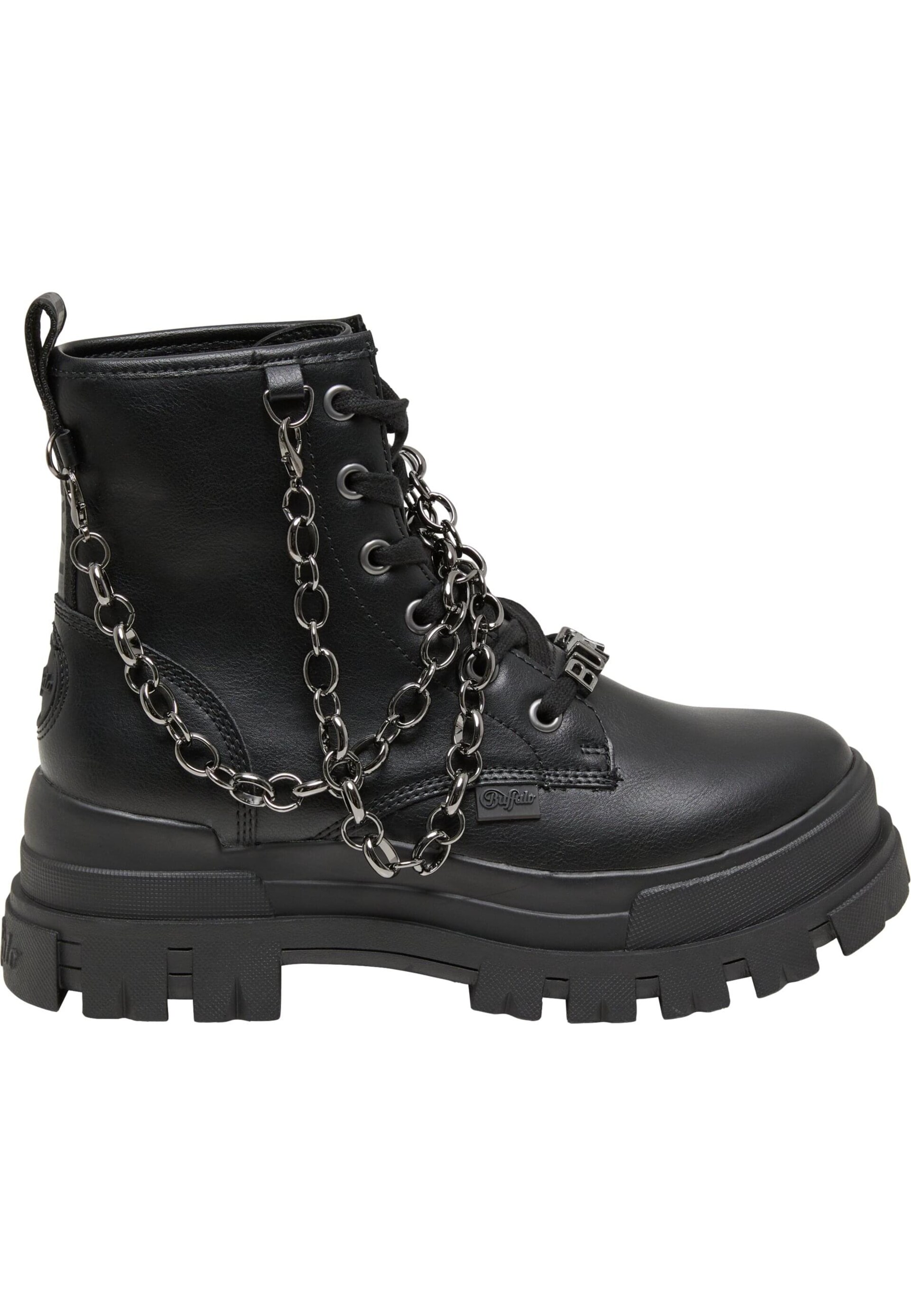 Buffalo Stövlett med snörning 'Aspha' kängor & boots dam