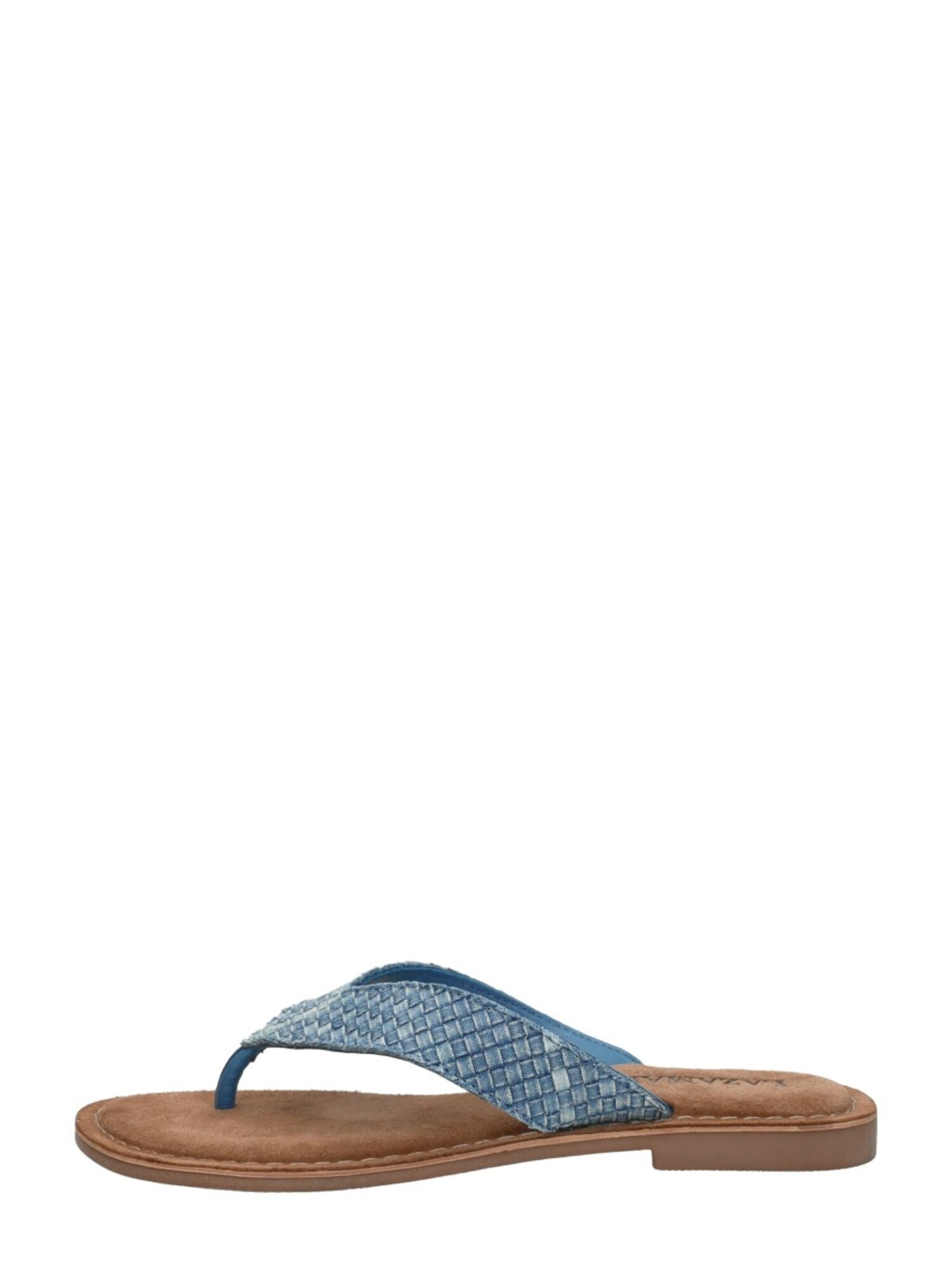 Lazamani Huisschoenen 'Teenslippers' Lichtblauw