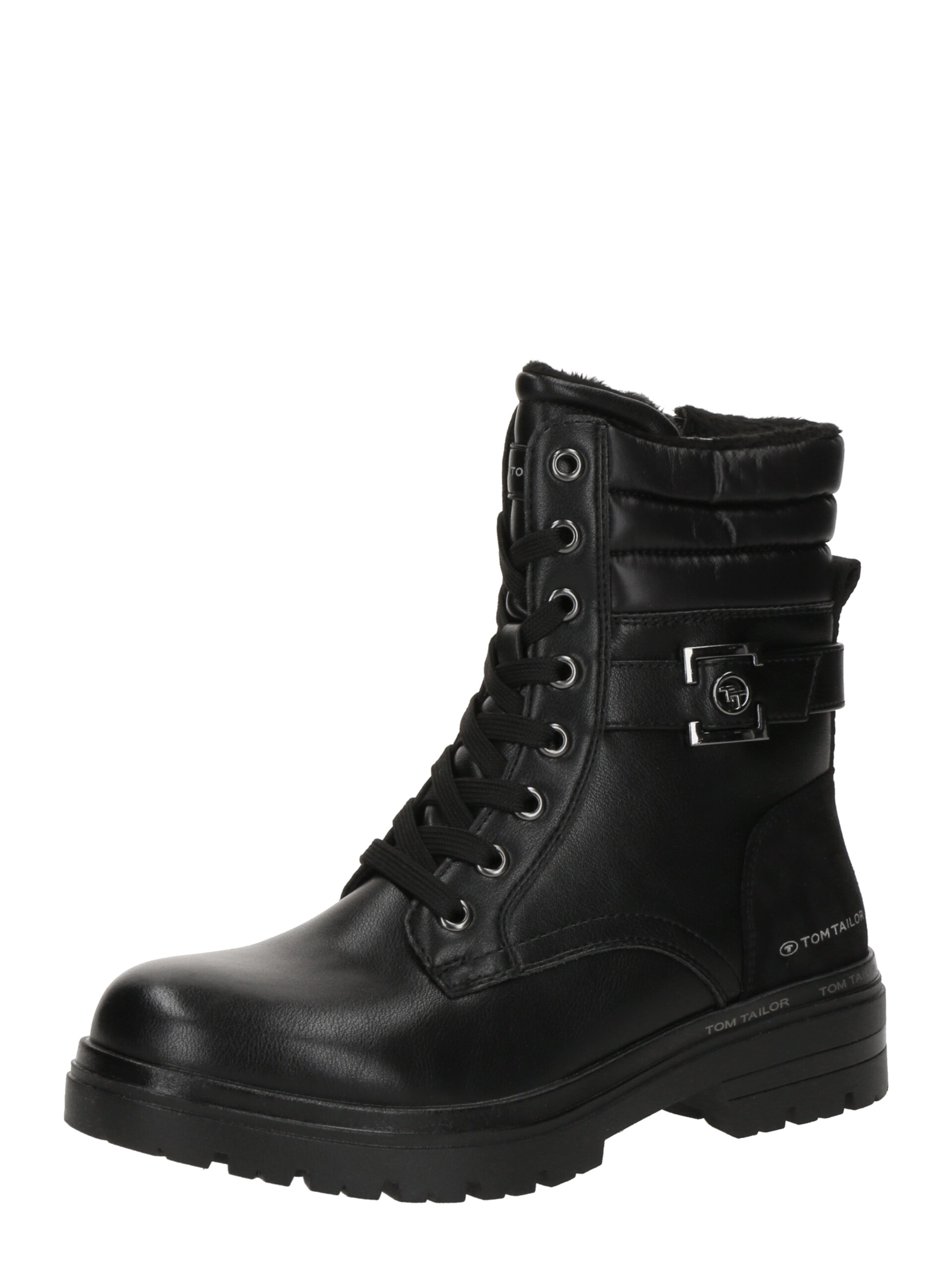 TOM TAILOR Stövlett med snörning kängor & boots dam