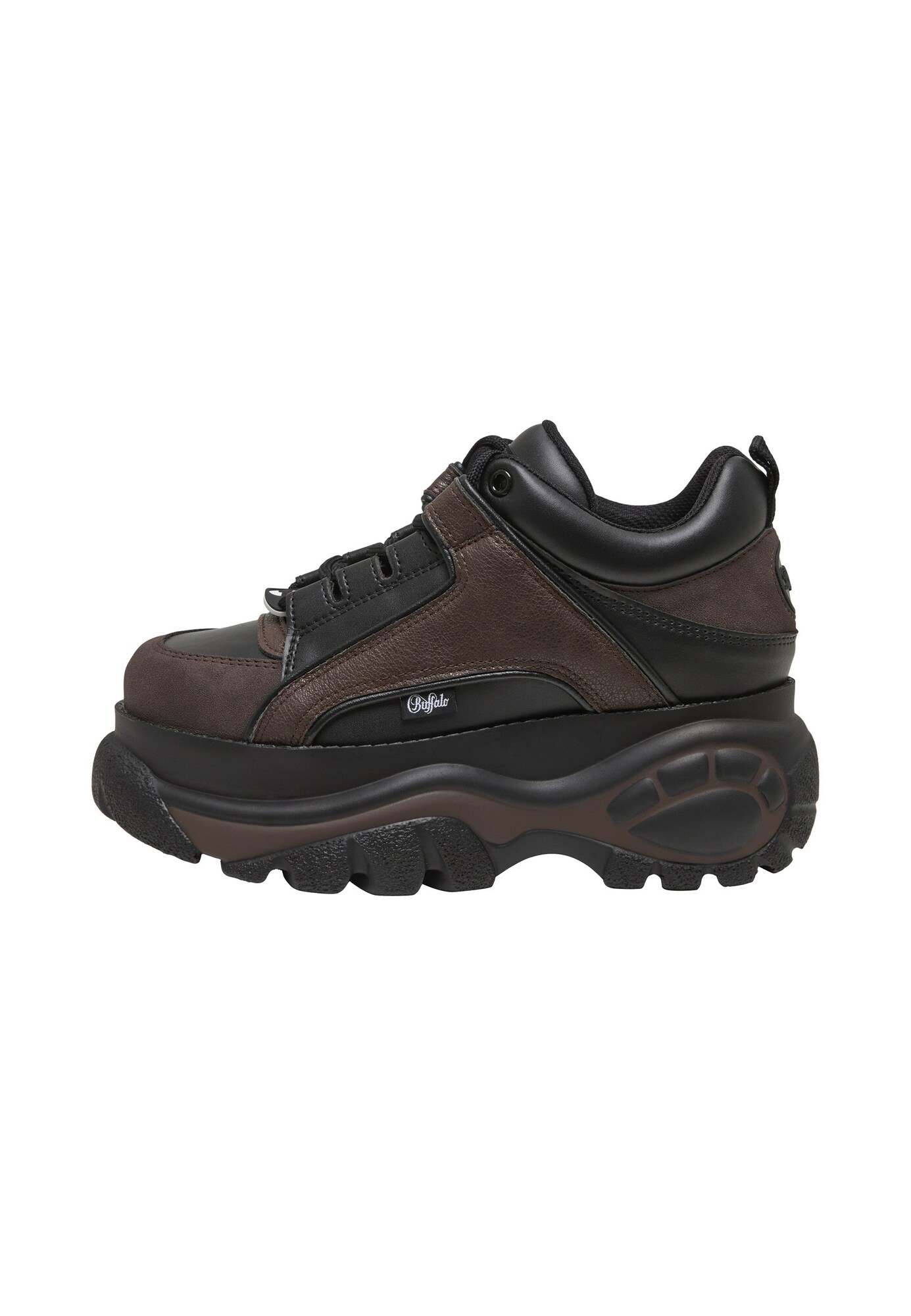 BUFFALO Sneaker low maro / negru