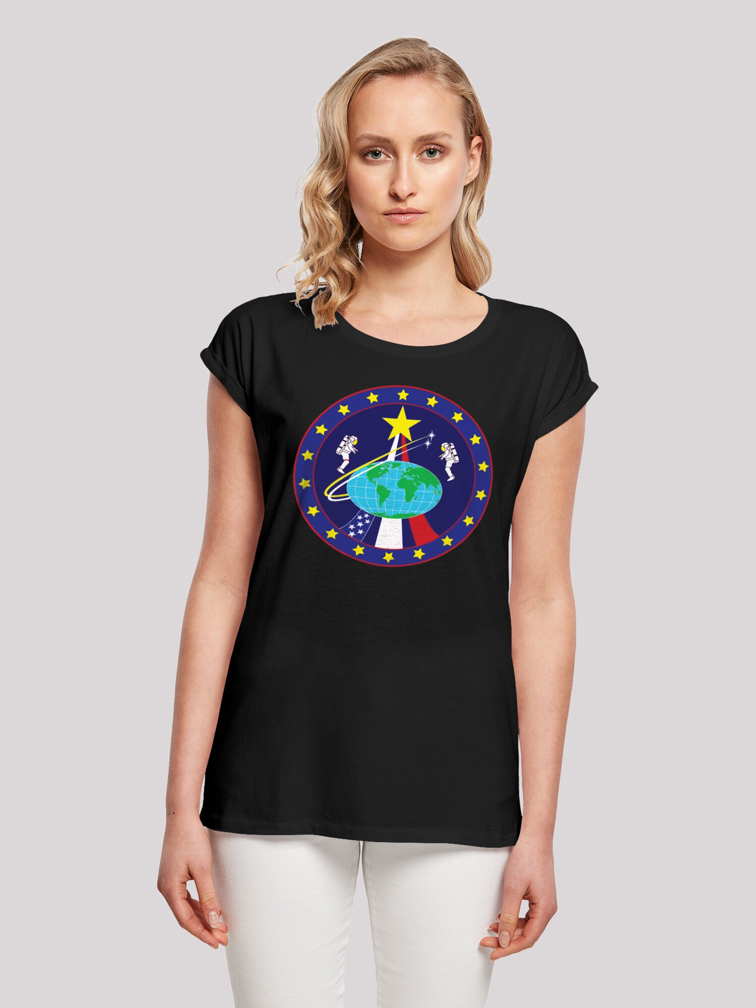 Thumbnail - F4NT4STIC T-Shirt NASA Classic Globe Astronauts