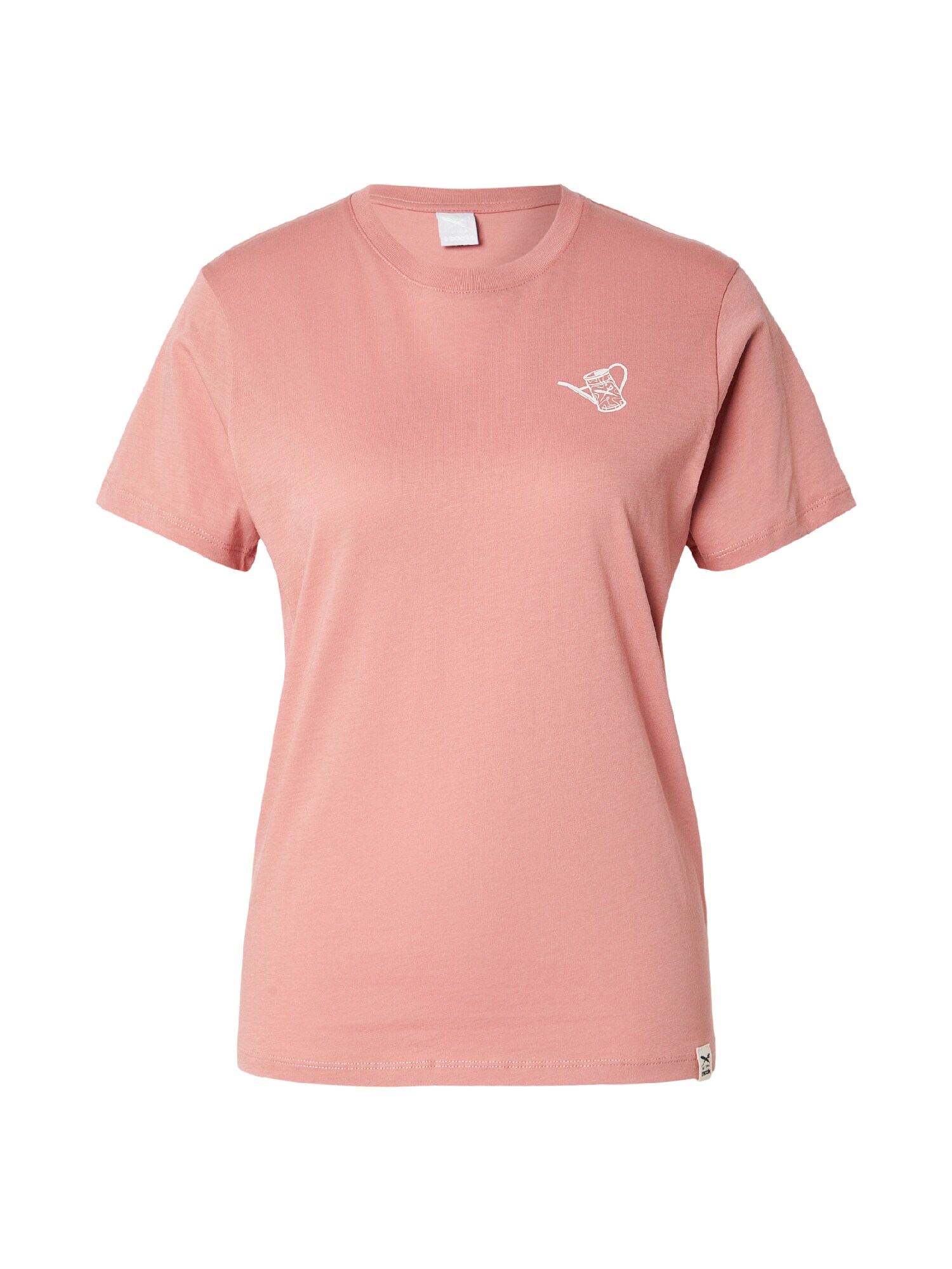 Iriedaily Camiseta 'Monstera'  rojo pastel / blanco