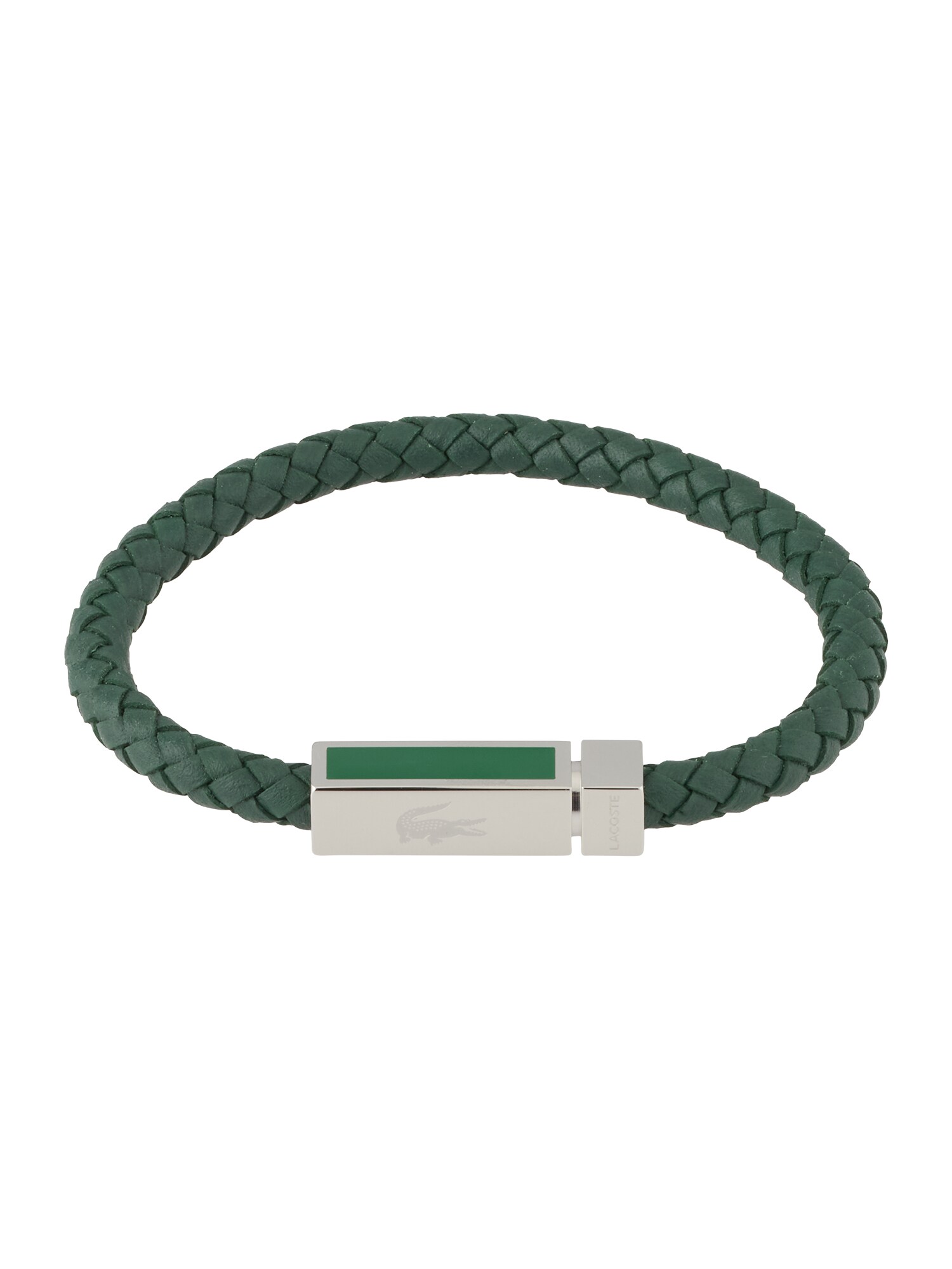 LACOSTE Karkötő 'ROKEL'  smaragd / ezüst akciós termékkép 1