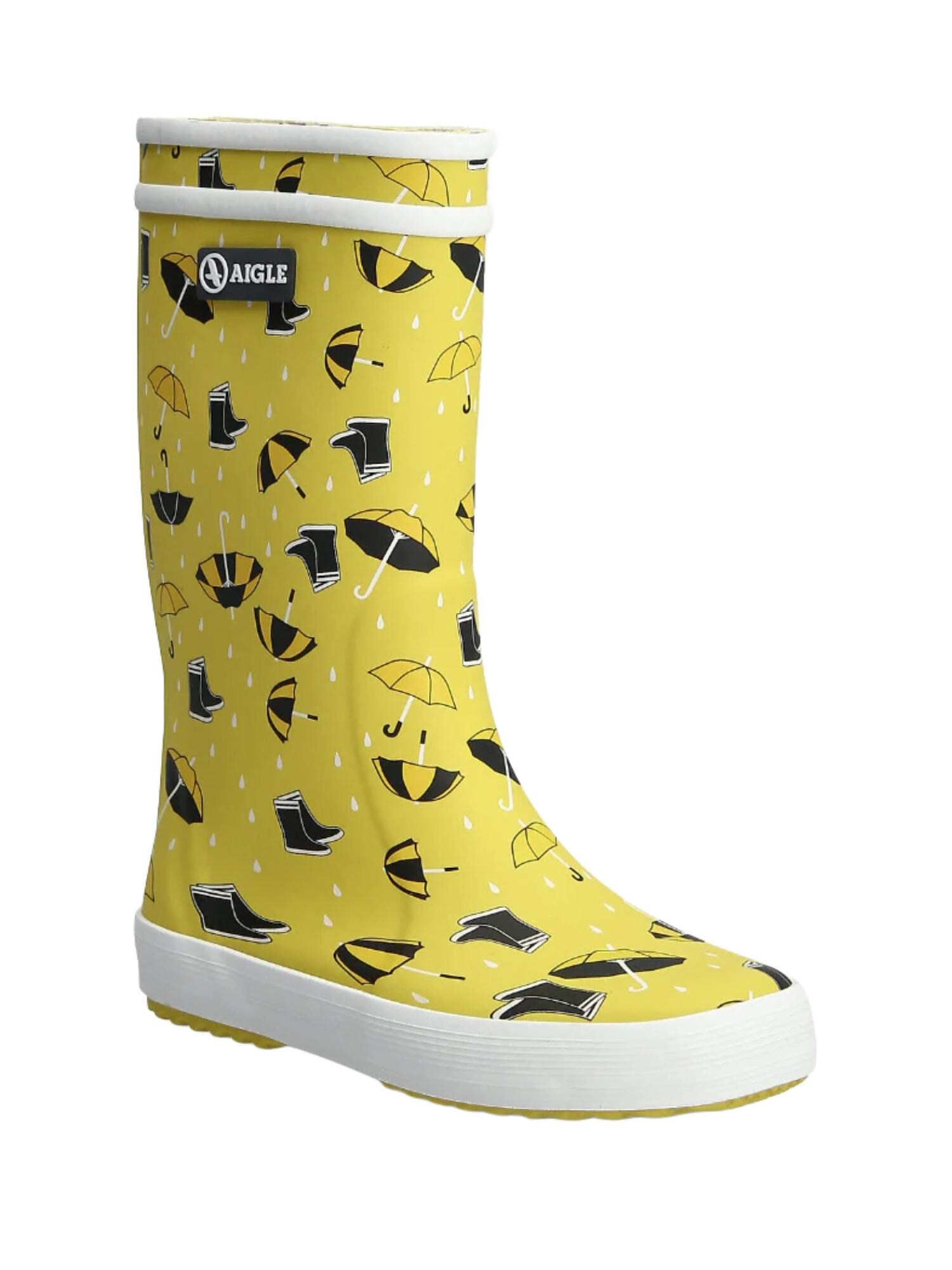 Aigle Regenlaarzen 'Lolly Pop Theme' Geel