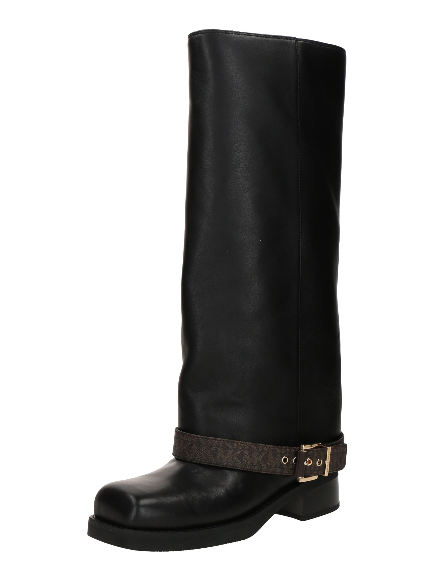 MICHAEL Michael Kors Cizme COLBY  maro / negru
