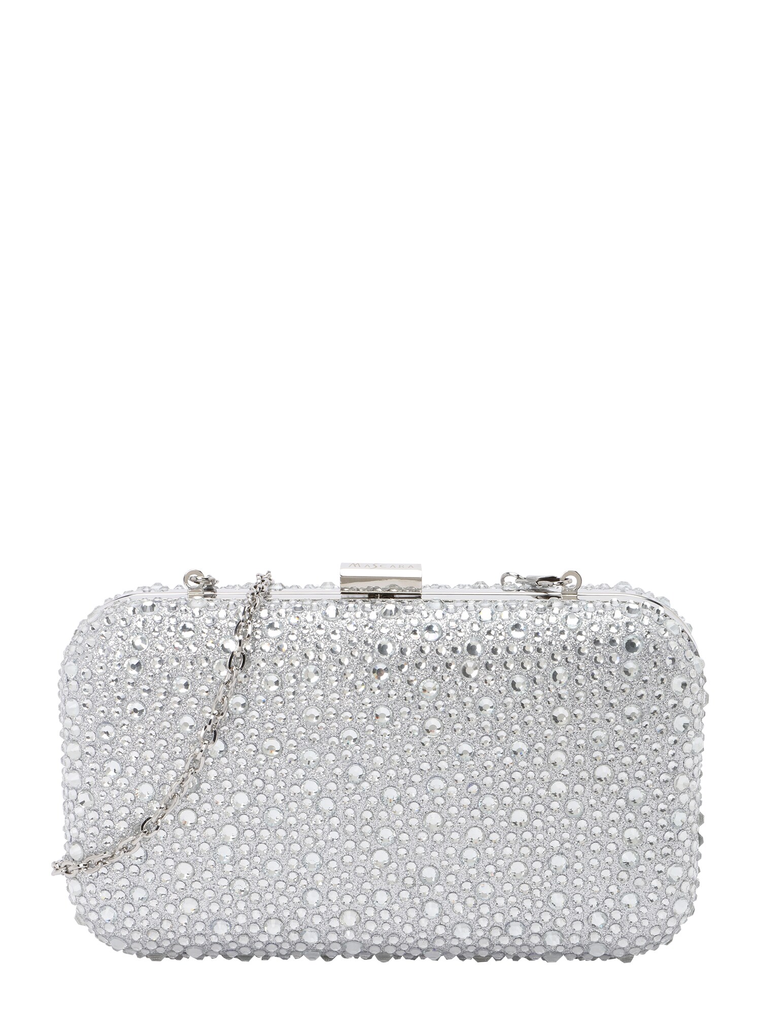 mascara Clutch  argintiu