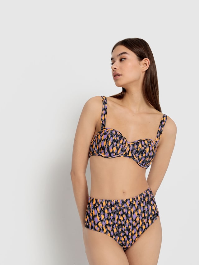 LSCN by LASCANA, Bikini felső 'Lavista', fekete, 3 kép a 4 közül