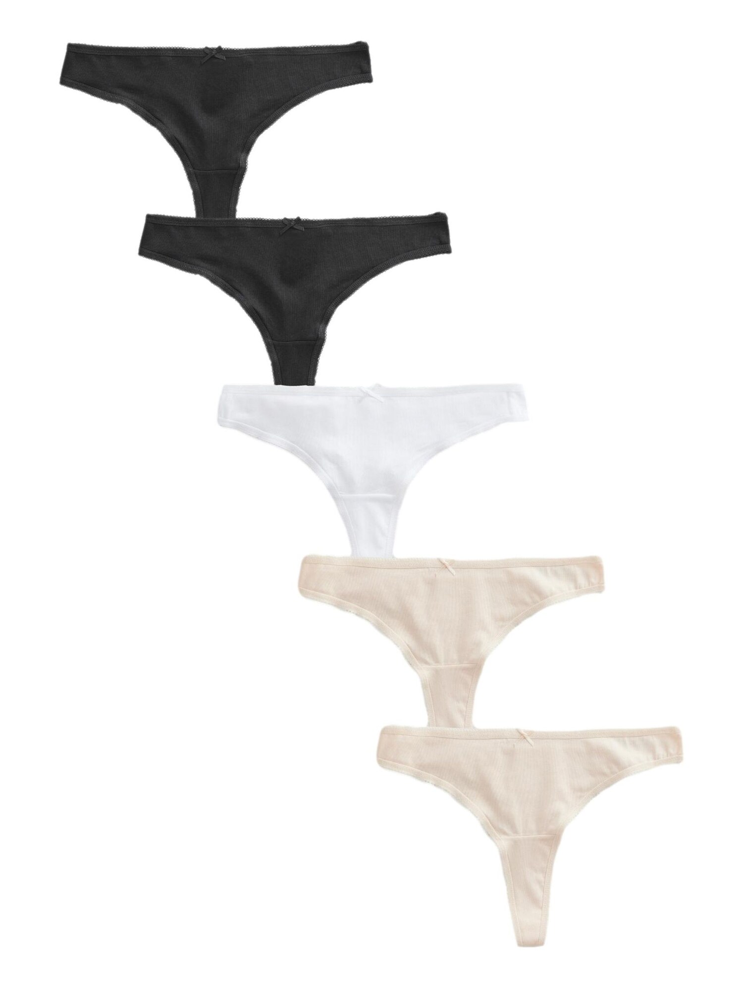 Next Tanga  bej / negru / alb