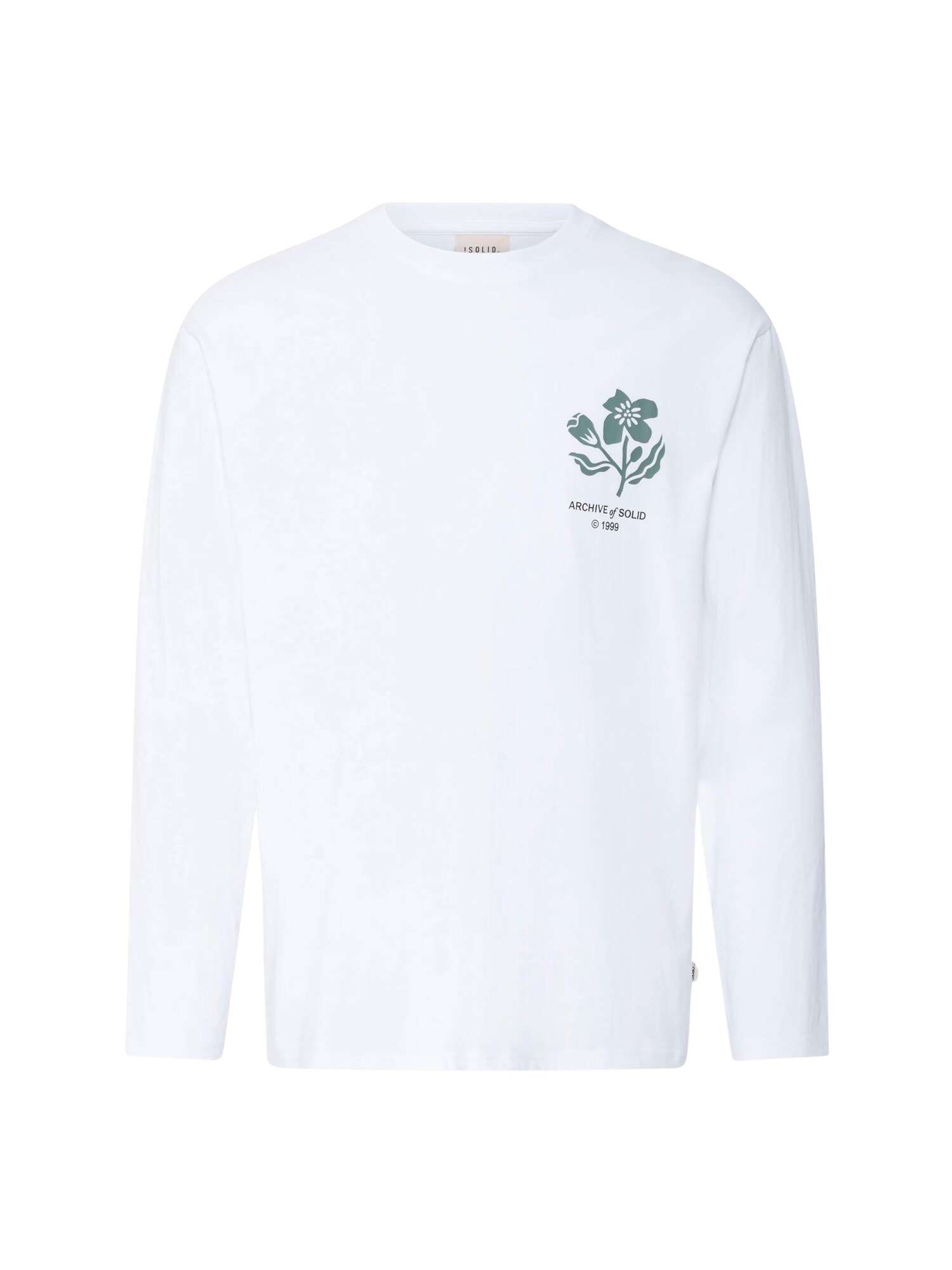 !Solid Sudadera 'SDFulton'  verde / blanco