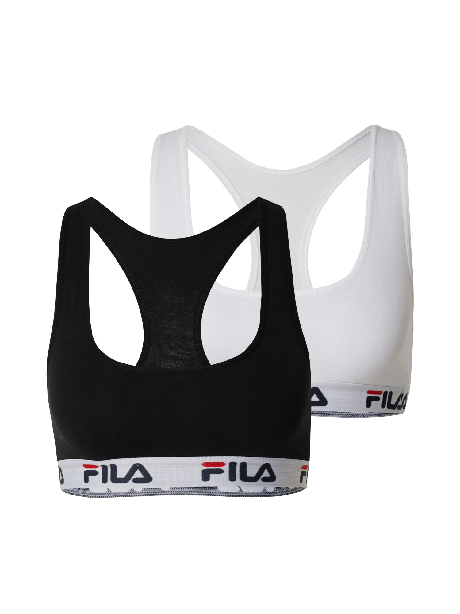 FILA Sutien  albastru marin / roșu / negru / alb