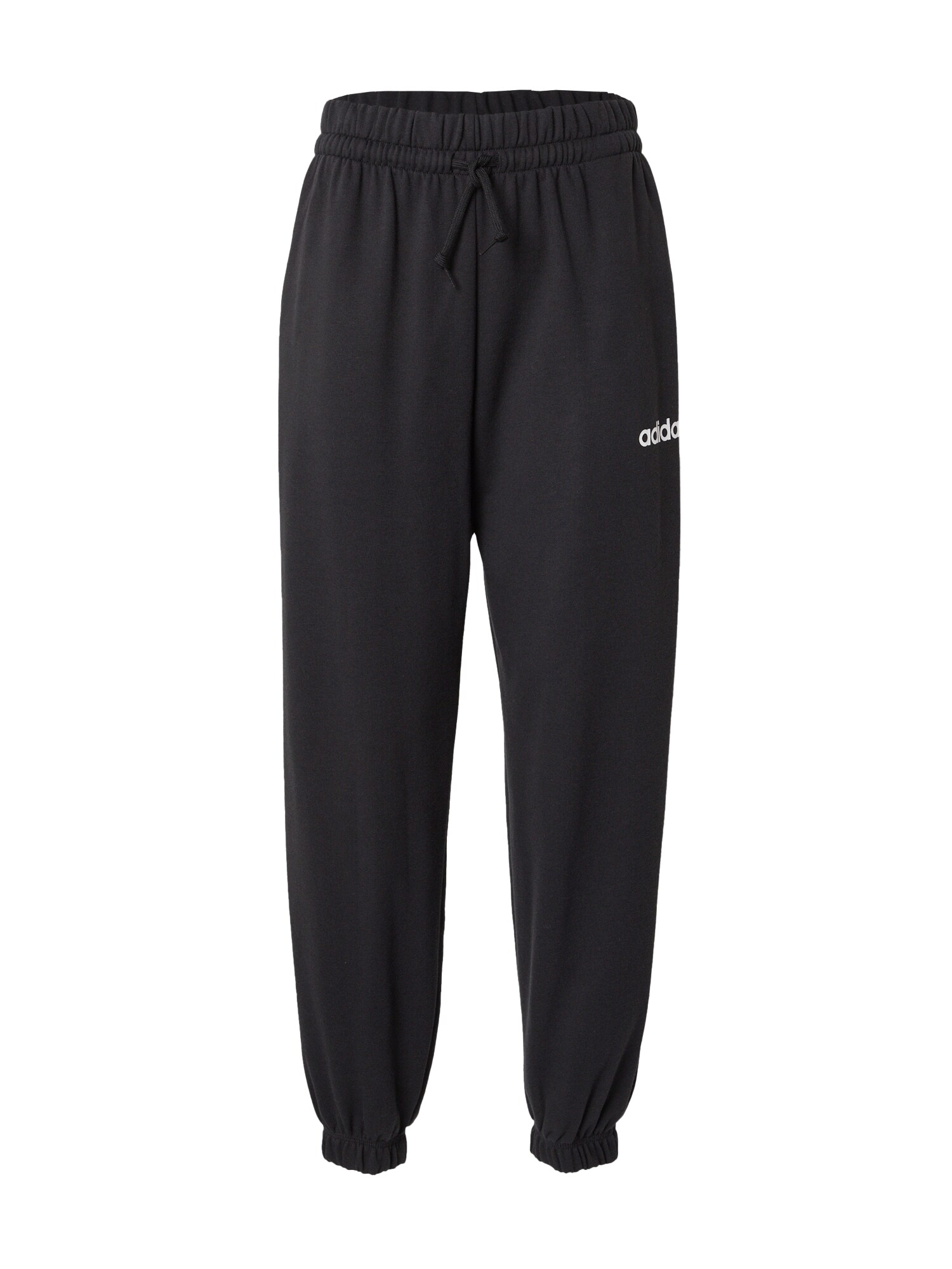 ADIDAS SPORTSWEAR Pantaloni sport Essentials  negru / alb