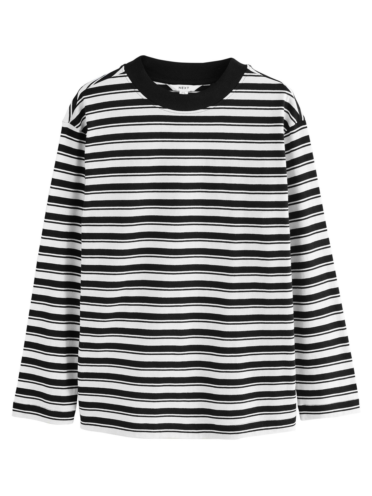 Next Tricou  negru / alb