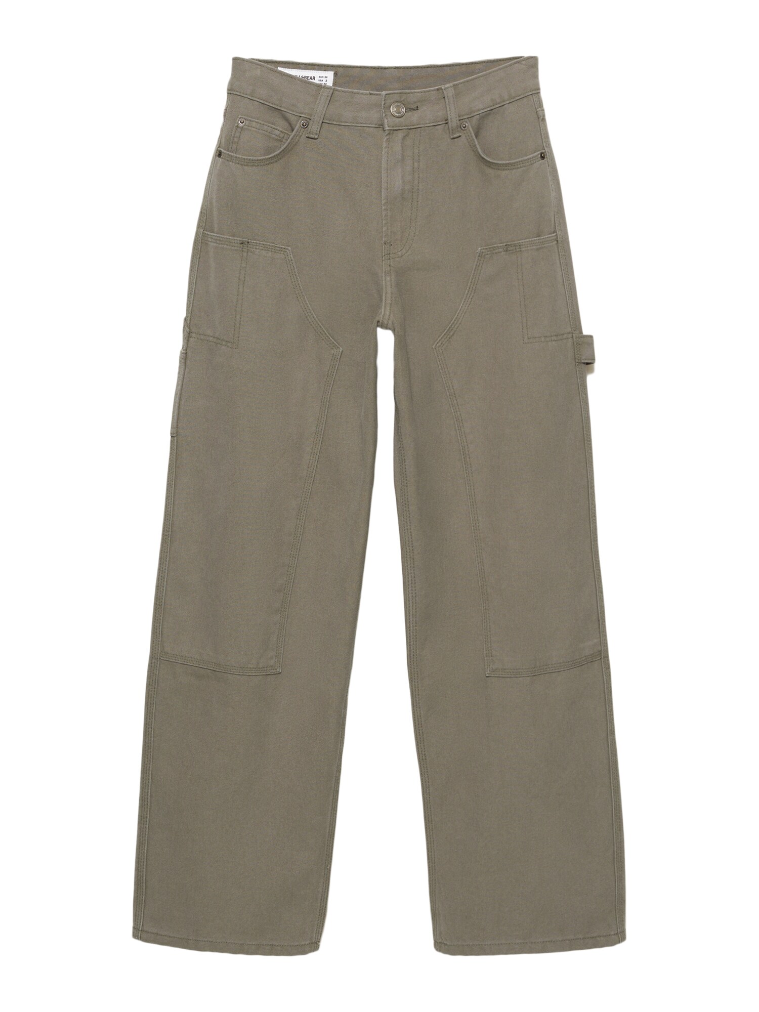 Pull&Bear Džínsy  zelená