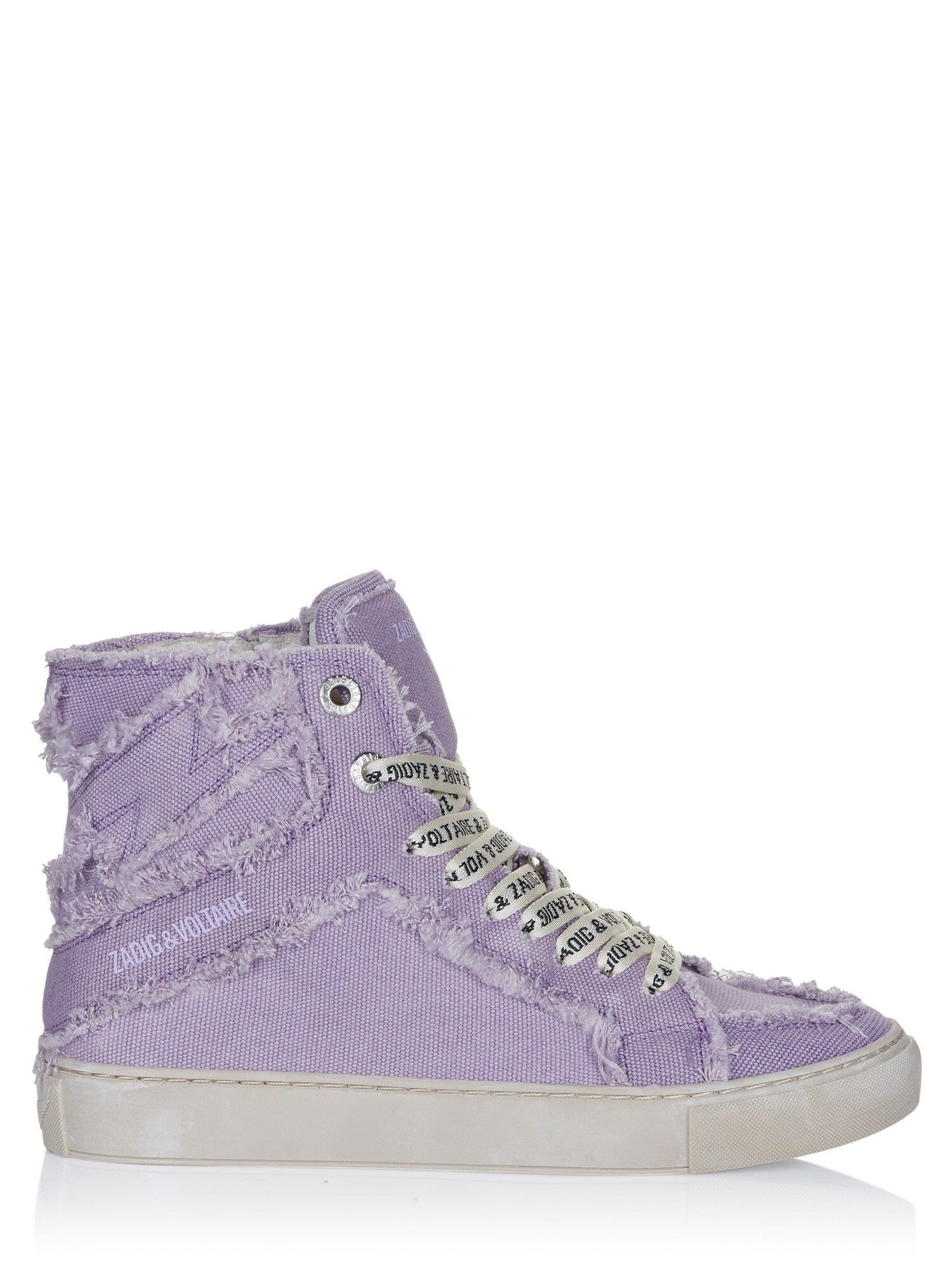 Zadig & Voltaire Zapatillas deportivas altas 'Zadig & Voltaire HIGH FLASH CANVAS Sneaker lila' lila – imagen 1