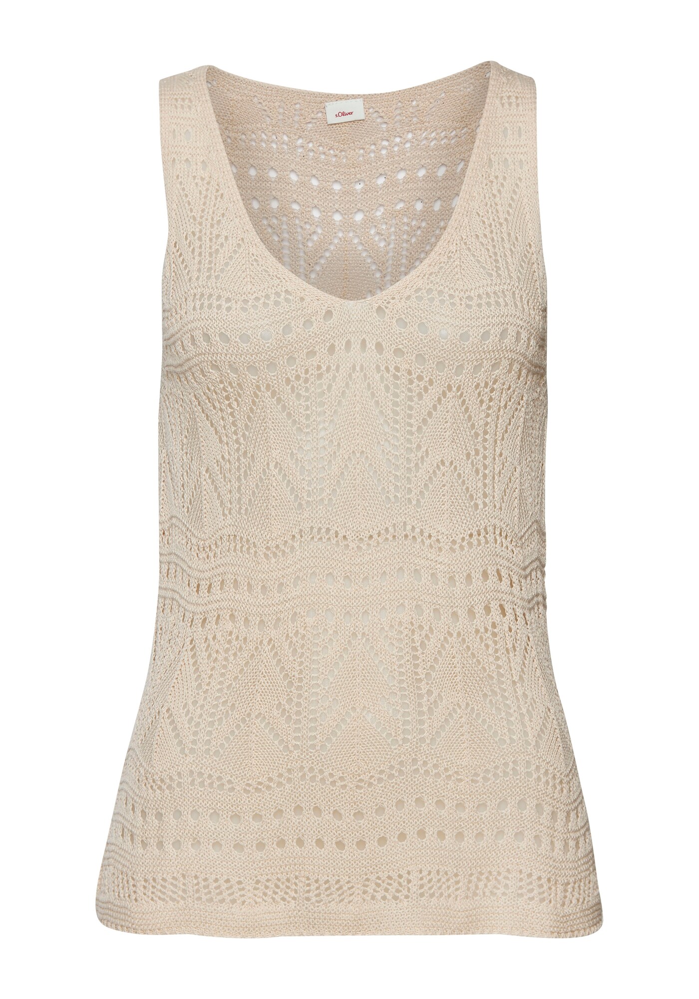 s.Oliver Top brodat  nisipiu