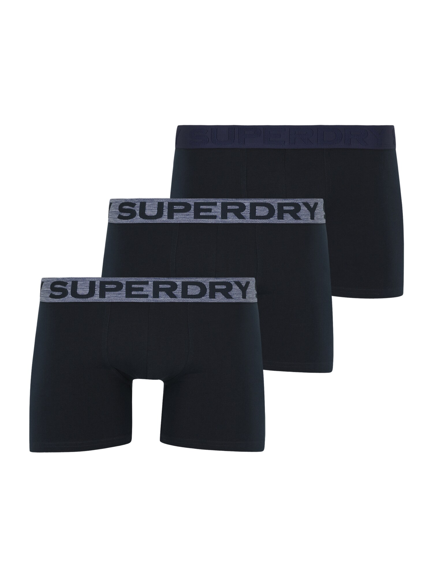 Superdry Boxeralsók  tengerészkék / kék melír akciós termékkép 1