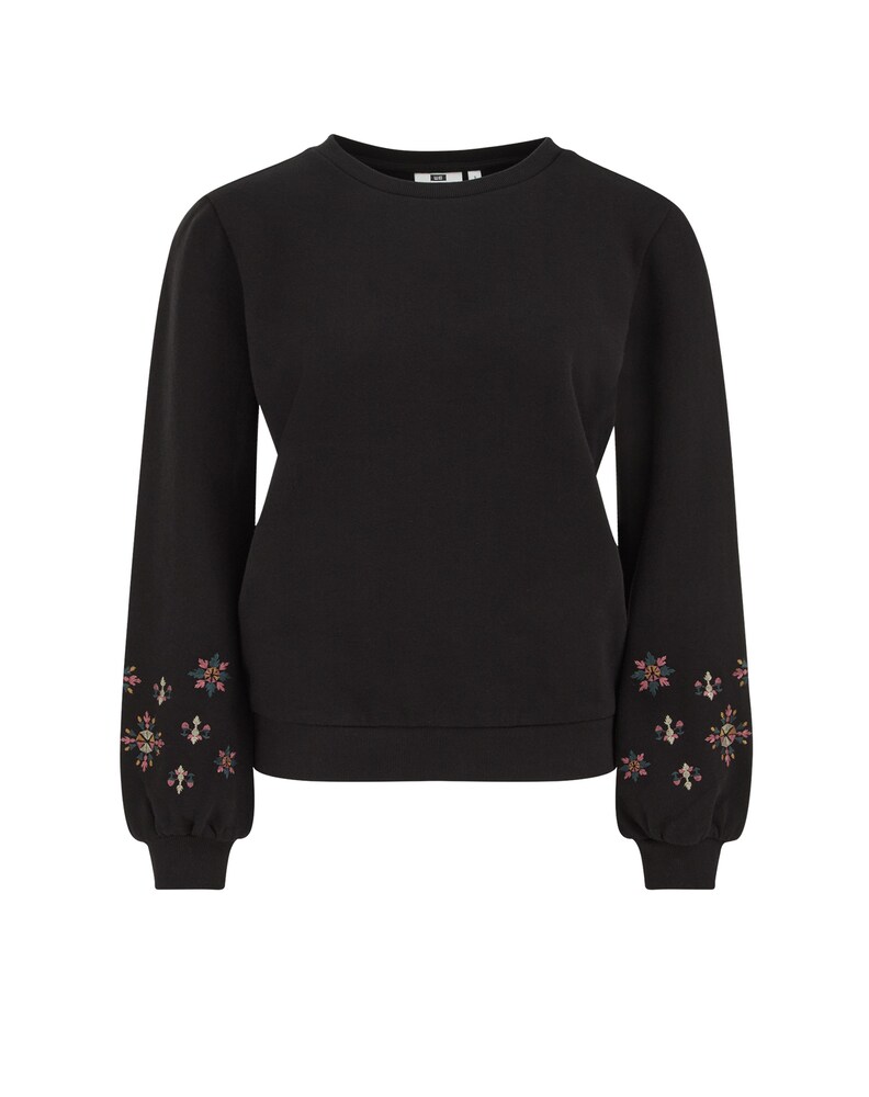 WE Fashion Strickjacke Damen Größe M mischfarben / schwarz