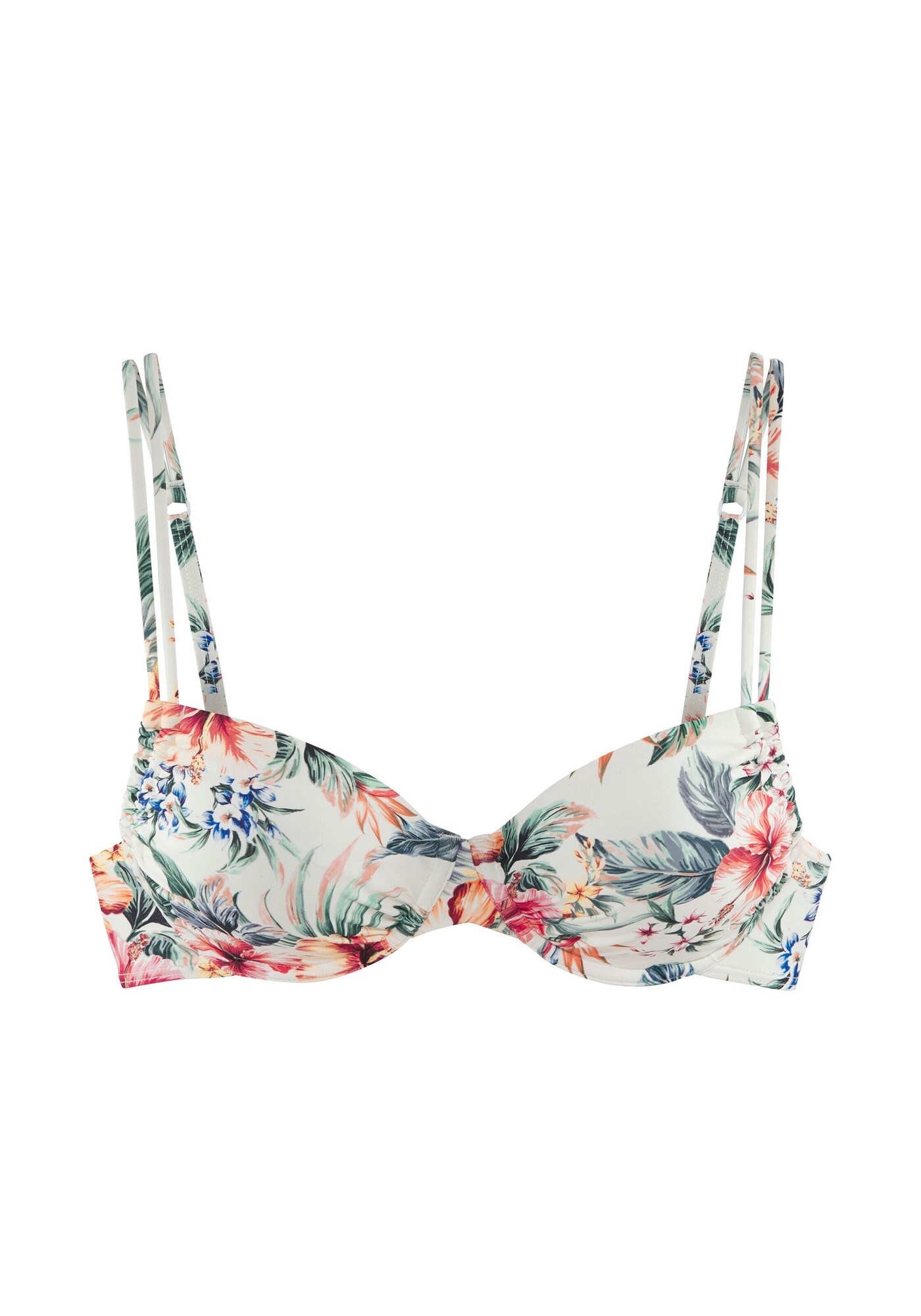 LASCANA Sutien costum de baie  crem / albastru / verde închis / portocaliu închis / alb