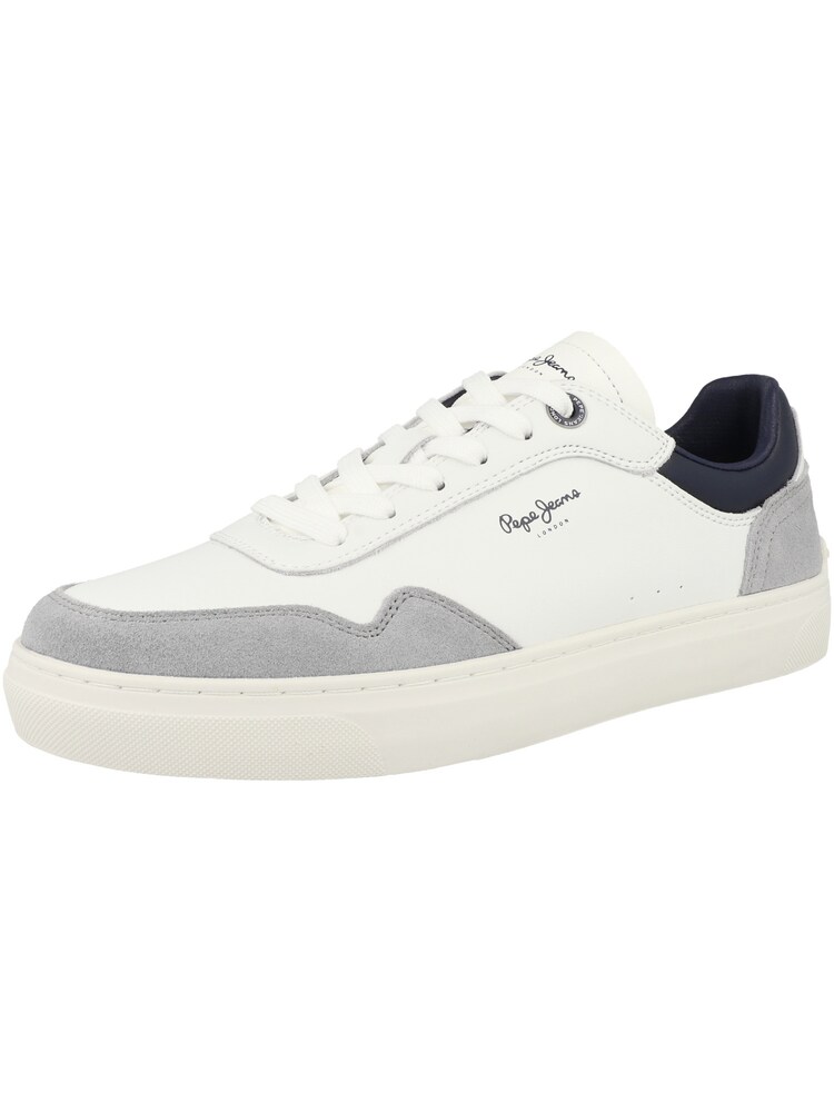 Pepe Jeans Sneaker low 'Camden Collar' Herren Größe 41 grau / weiß