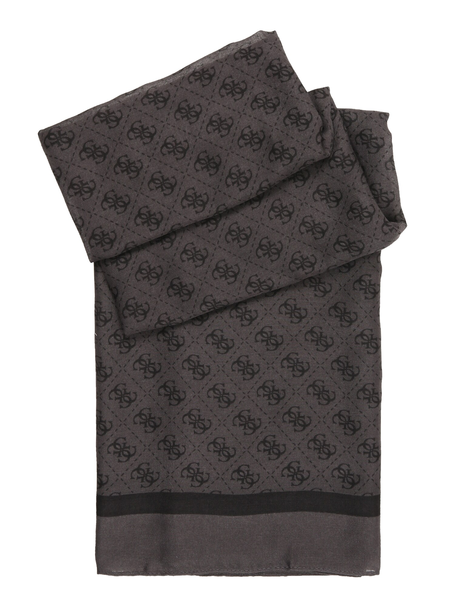 GUESS Šál 'KATYA SCARF 90X180'  antracitová / čierna