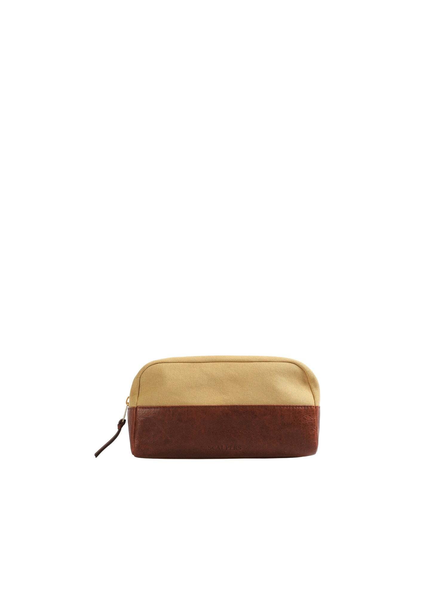 Scalpers Tualeto reikmenų / kosmetikos krepšys smėlio / šokolado spalva