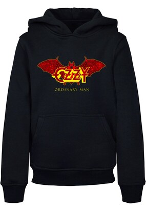 Merchcode Sweatshirt ‘Ozzy Osbourne – Bat’ Geel / Rood / Zwart