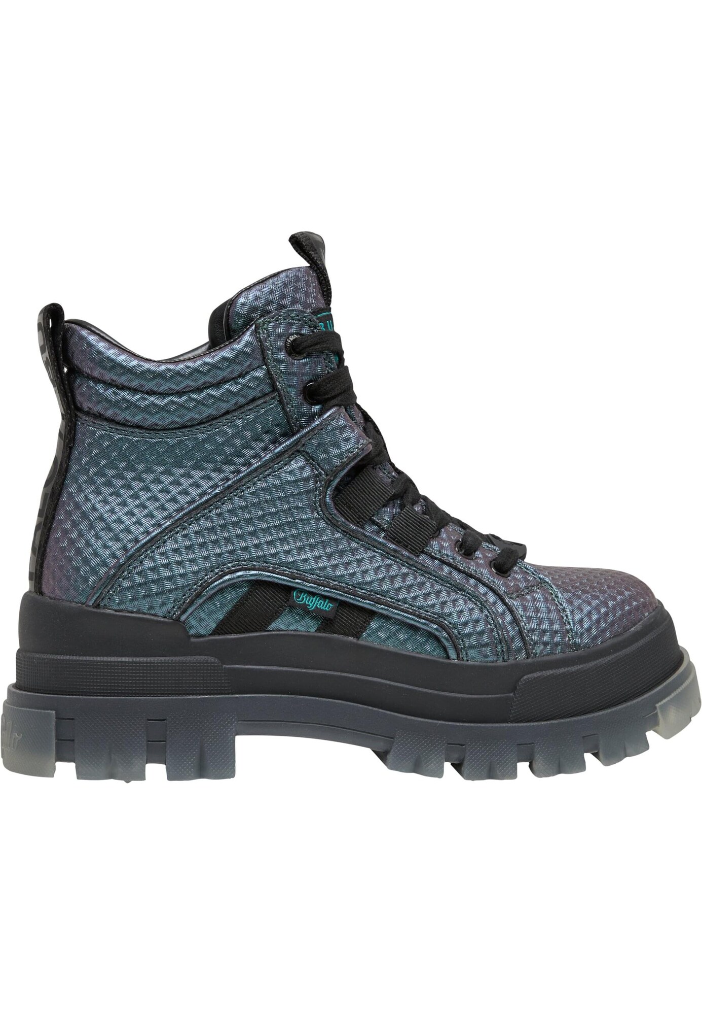 BUFFALO Botines con cordones 'Aspha'  negro
