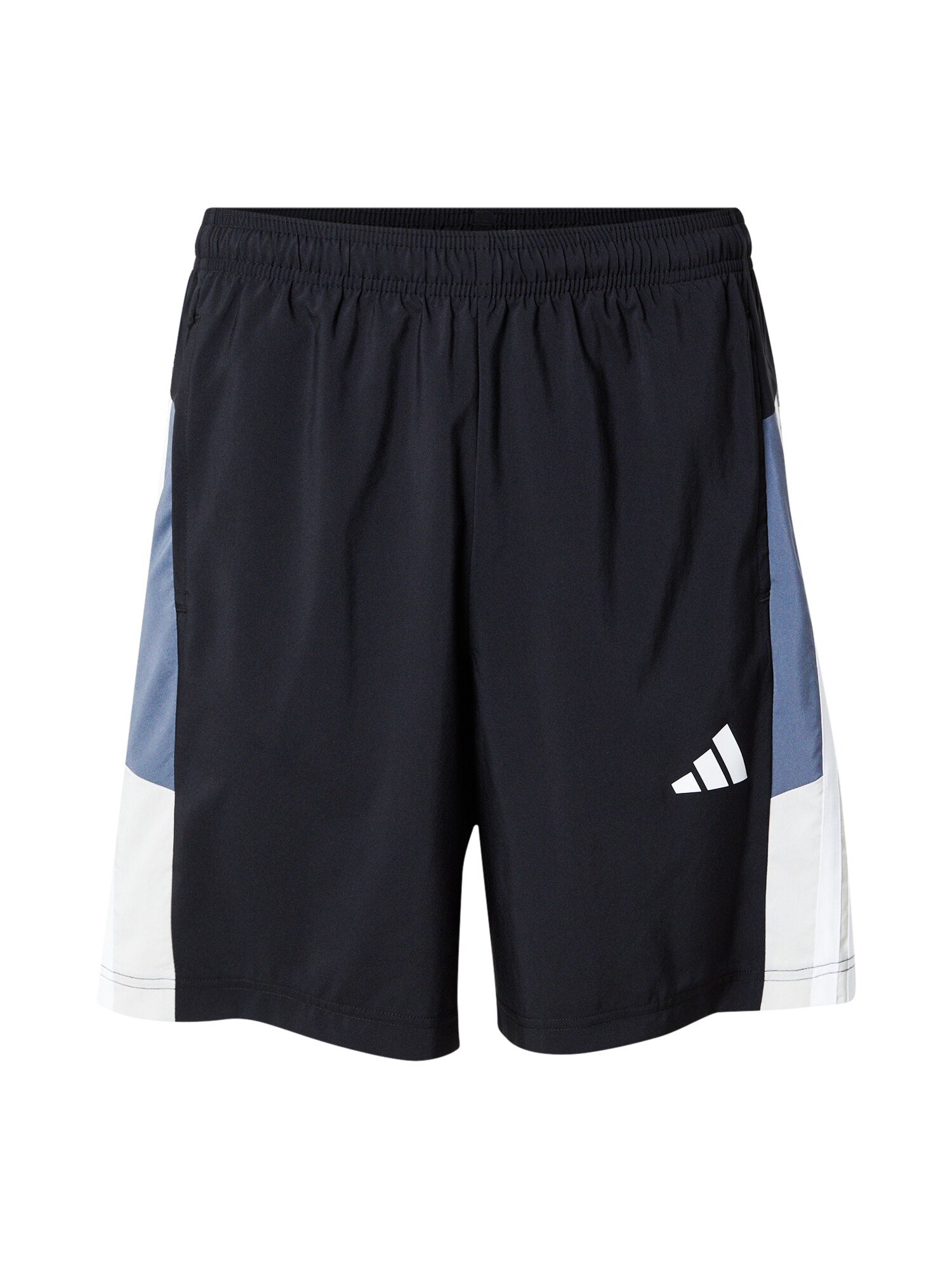 ADIDAS PERFORMANCE Športové nohavice 'ESS'  krémová / zafírová / čierna / biela