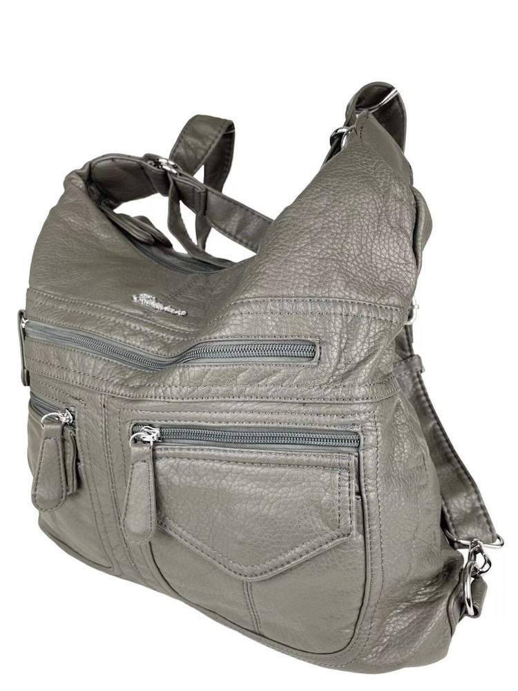 Kumixi Rucksack '2in1 Rucksacktasche' Damen Größe One Size grau