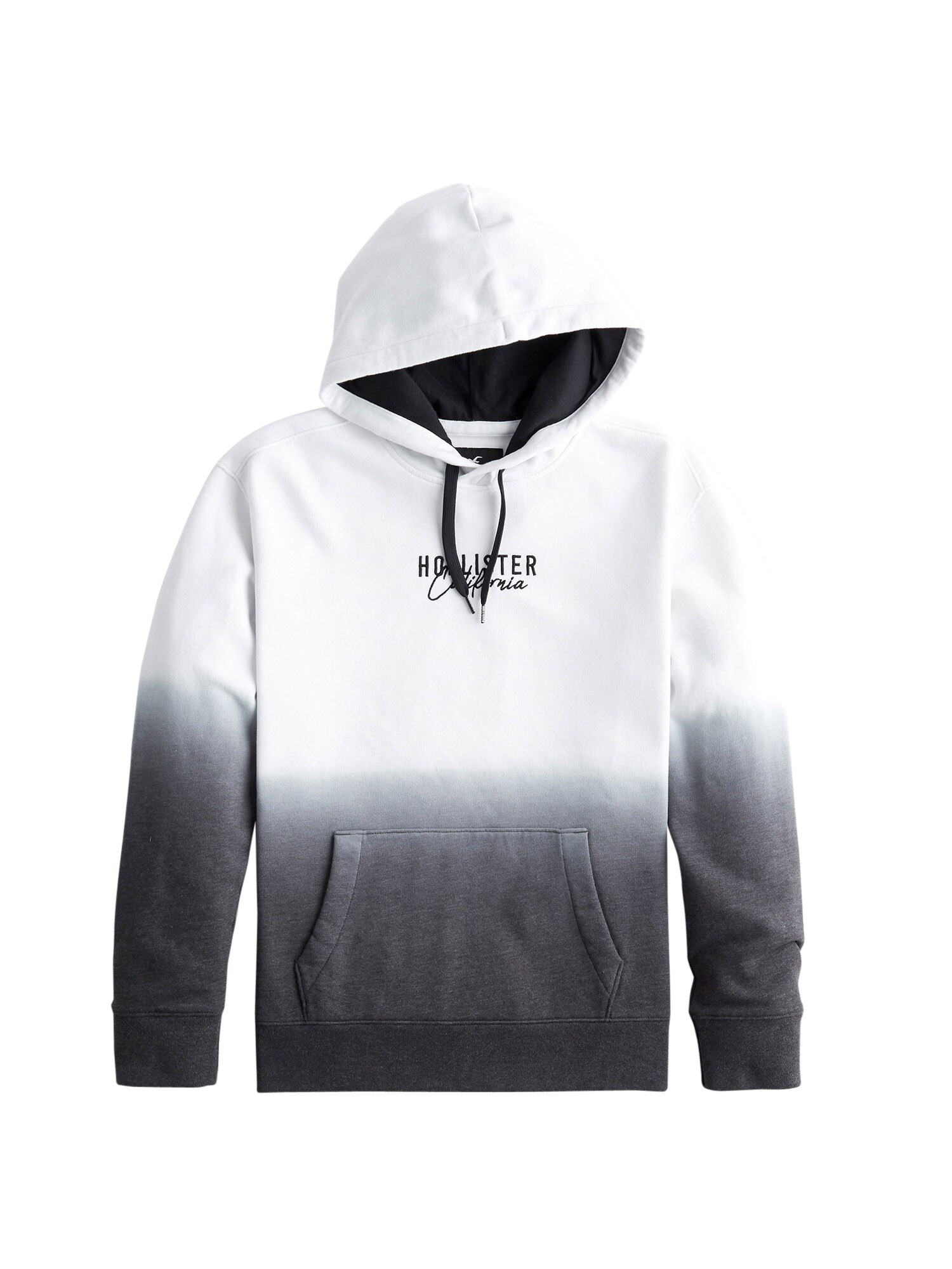 HOLLISTER Megztinis be užsegimo 'CHILL'  balta / juoda