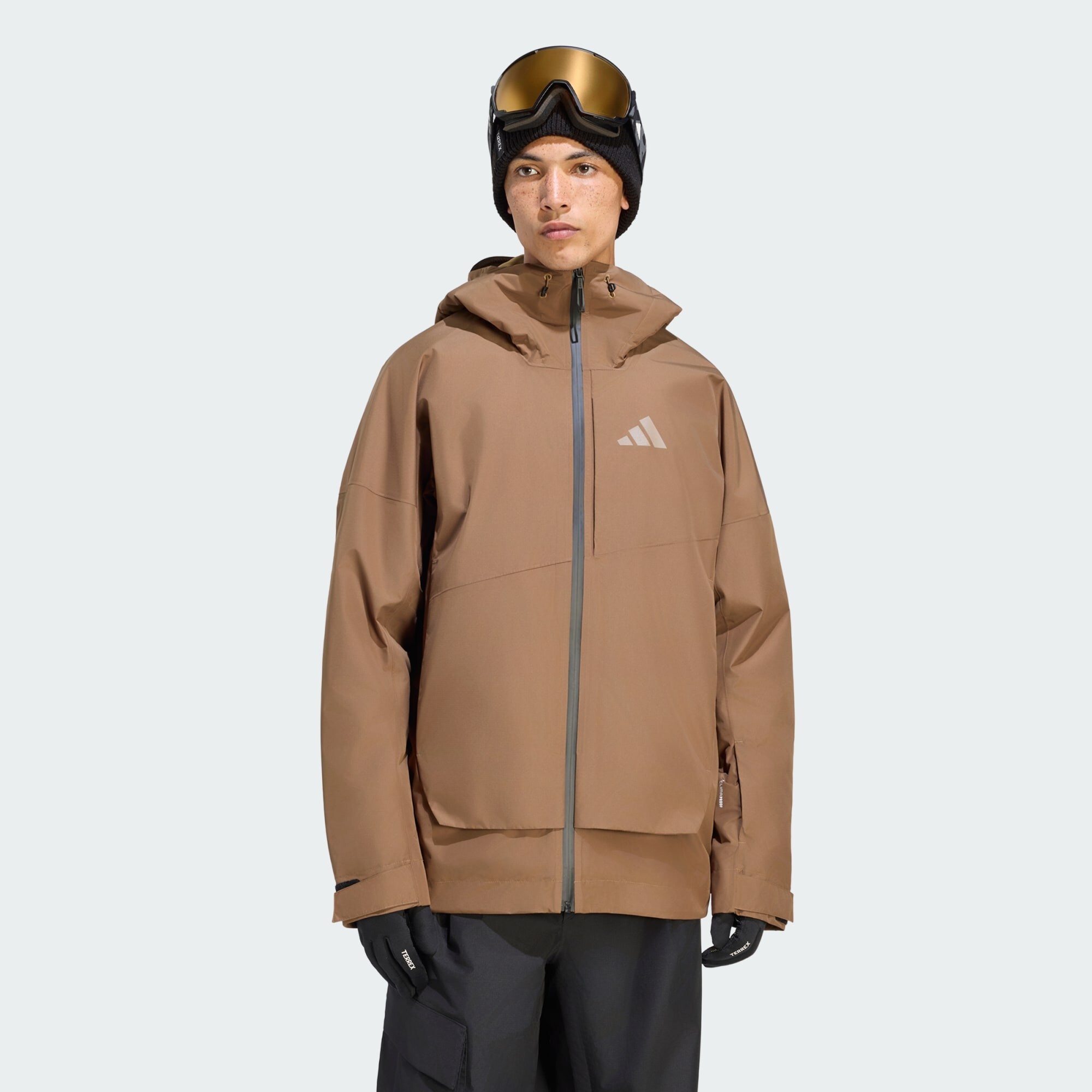 ADIDAS TERREX Chaqueta de montaña 'Xploric' marrón / blanco – imagen 2